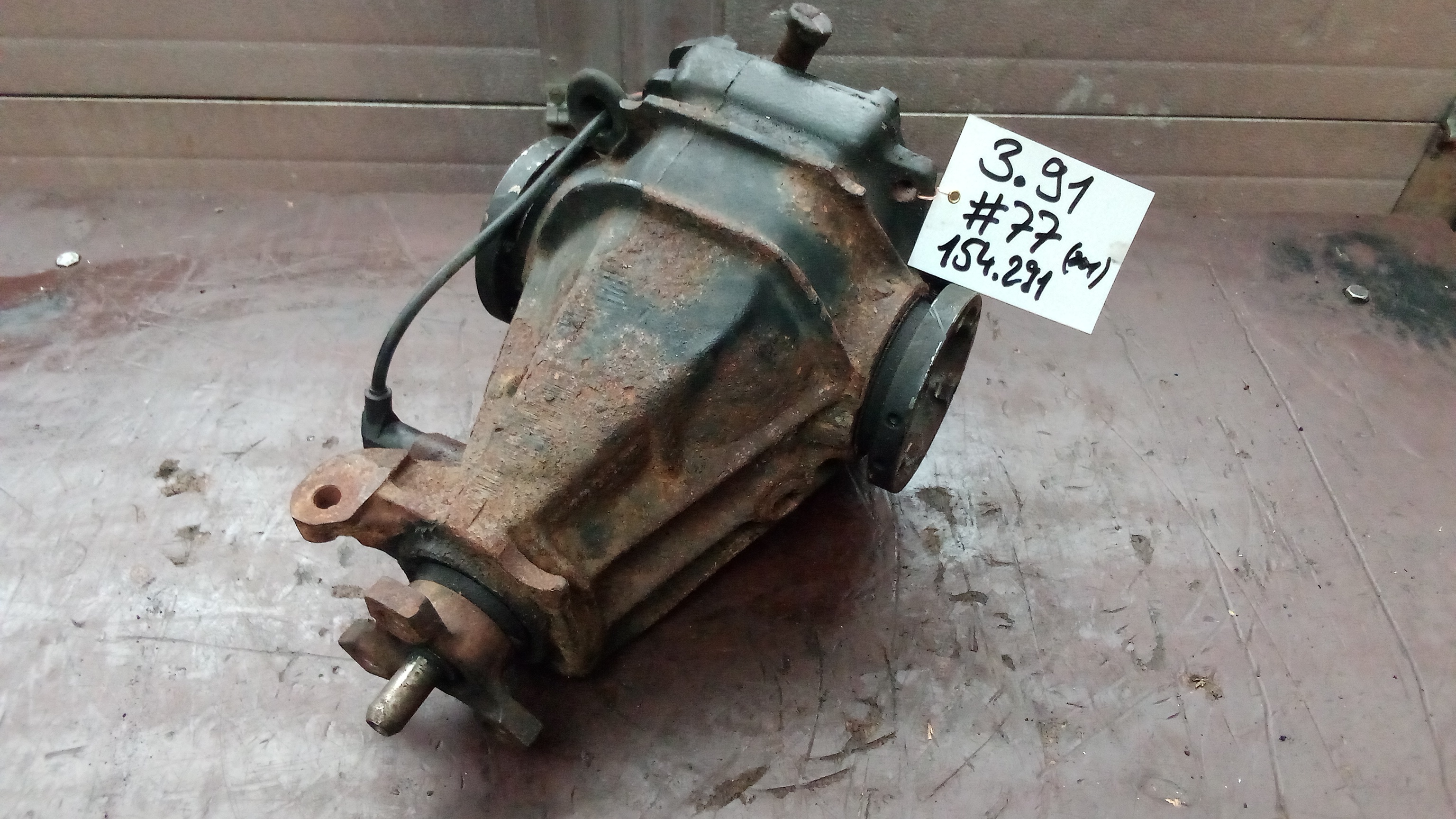 3.91 / 3:91 /  A1243504598 / A2013511608 Mercedes W124 W202 R170 Differential für Hinterachse #77