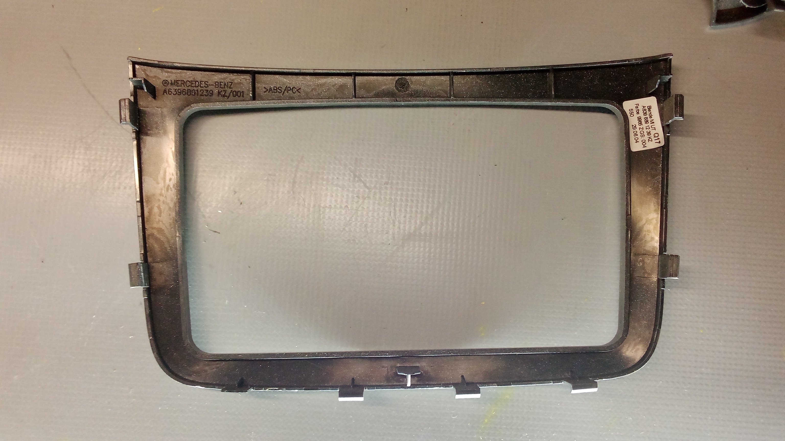 A6396890054 A6396890154 A6396891239 Mercedes W639 Vito Blende Verkleidung Silber #72