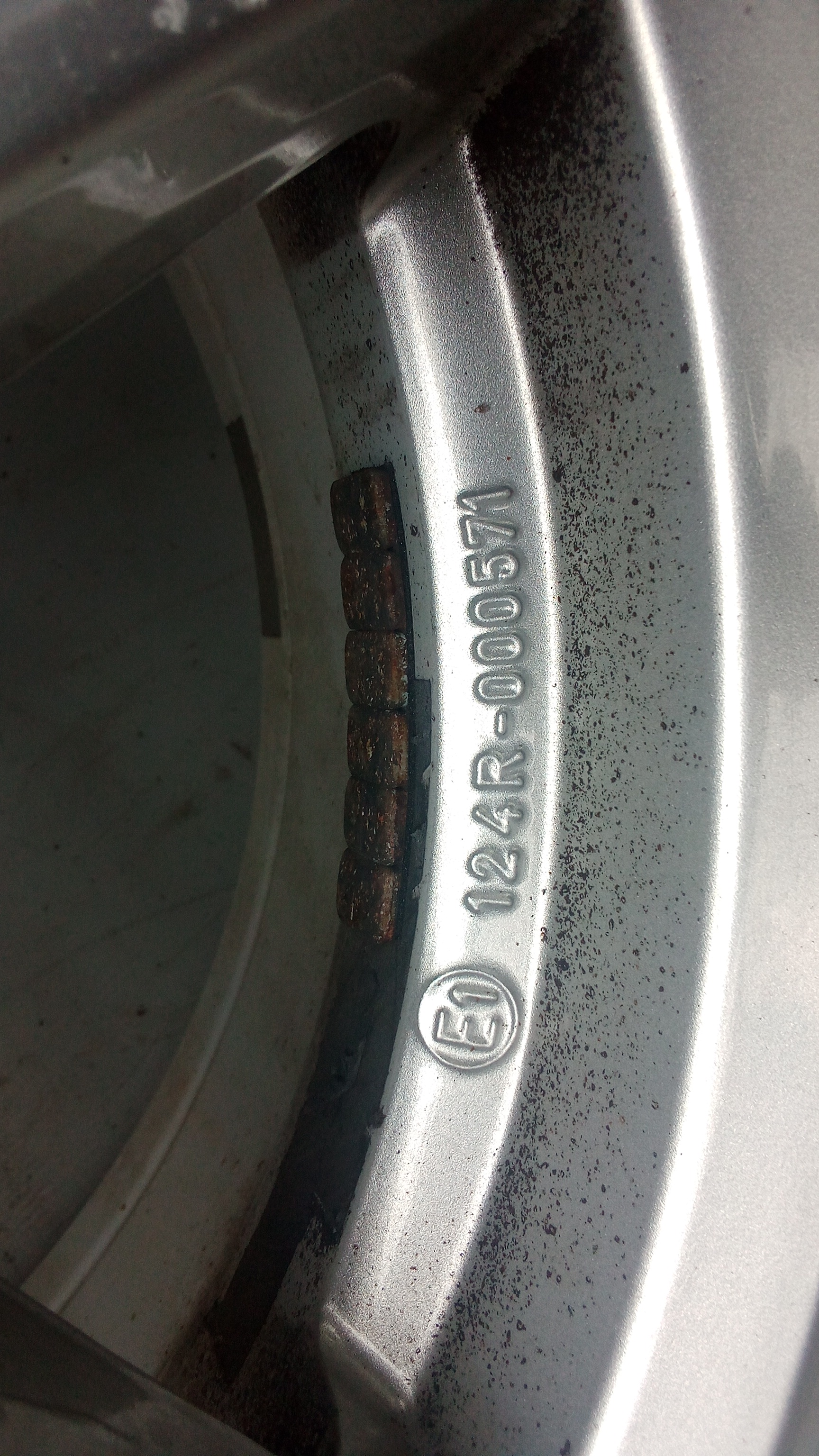 KBA 49187 4x Alufelgen Uniwheels A-B-Klasse 6,5x16 et49 LK 5x112 16" RDK #7