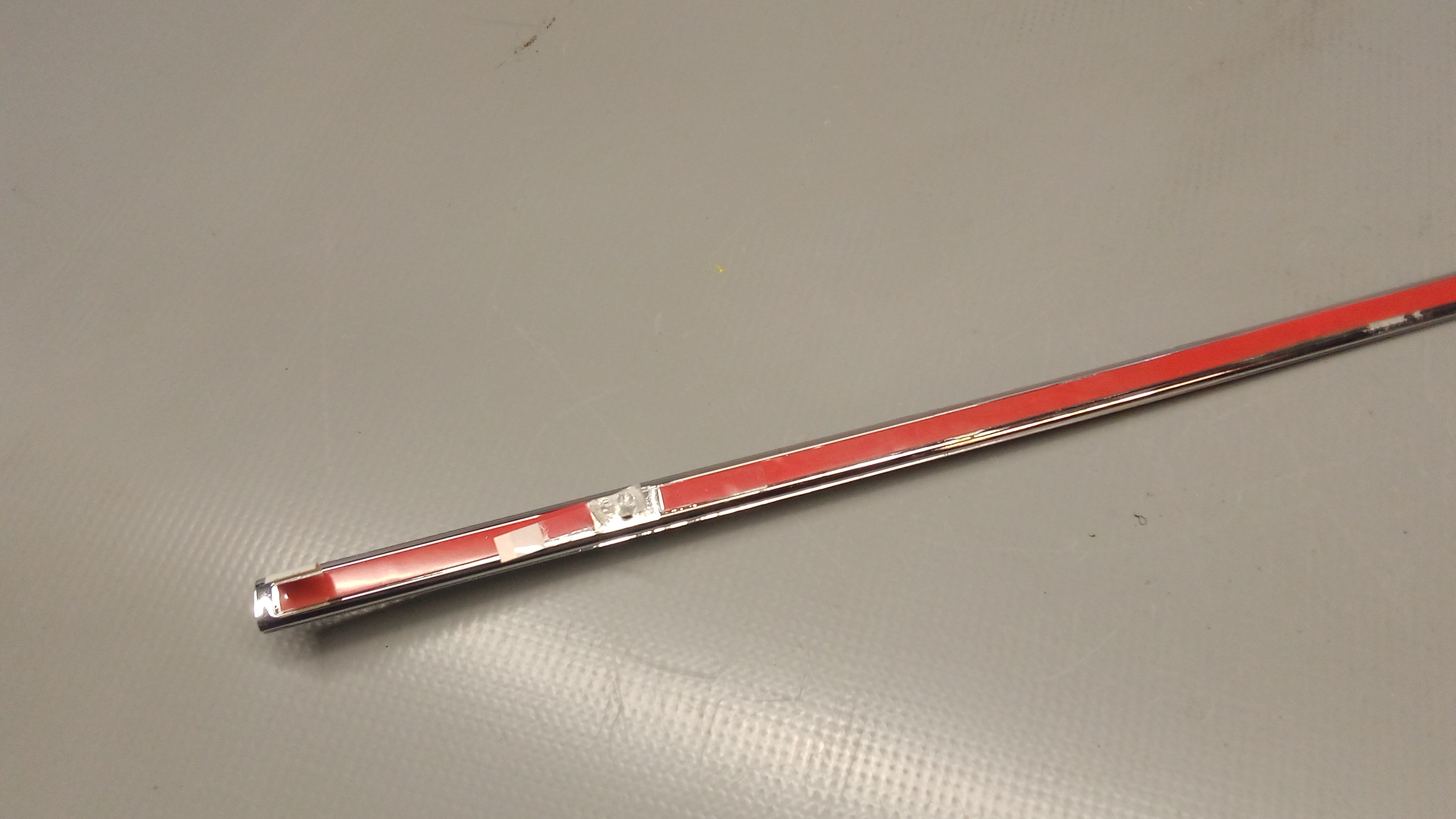 A2216904580 Mercedes W221 S-Klasse Chromleiste Zierstab Hinten Links unten #12L