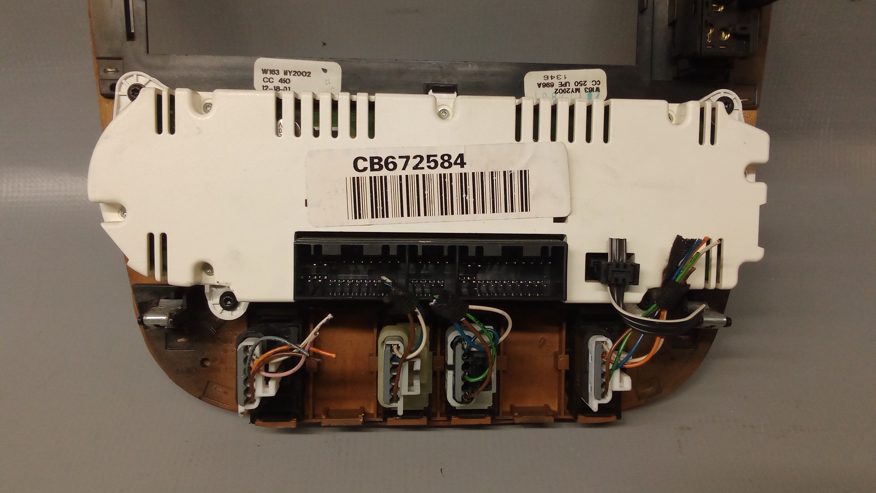 A1638204289 A1638205510 A1636803739 Mercedes W163 M-Klasse Klimabedienteil #X