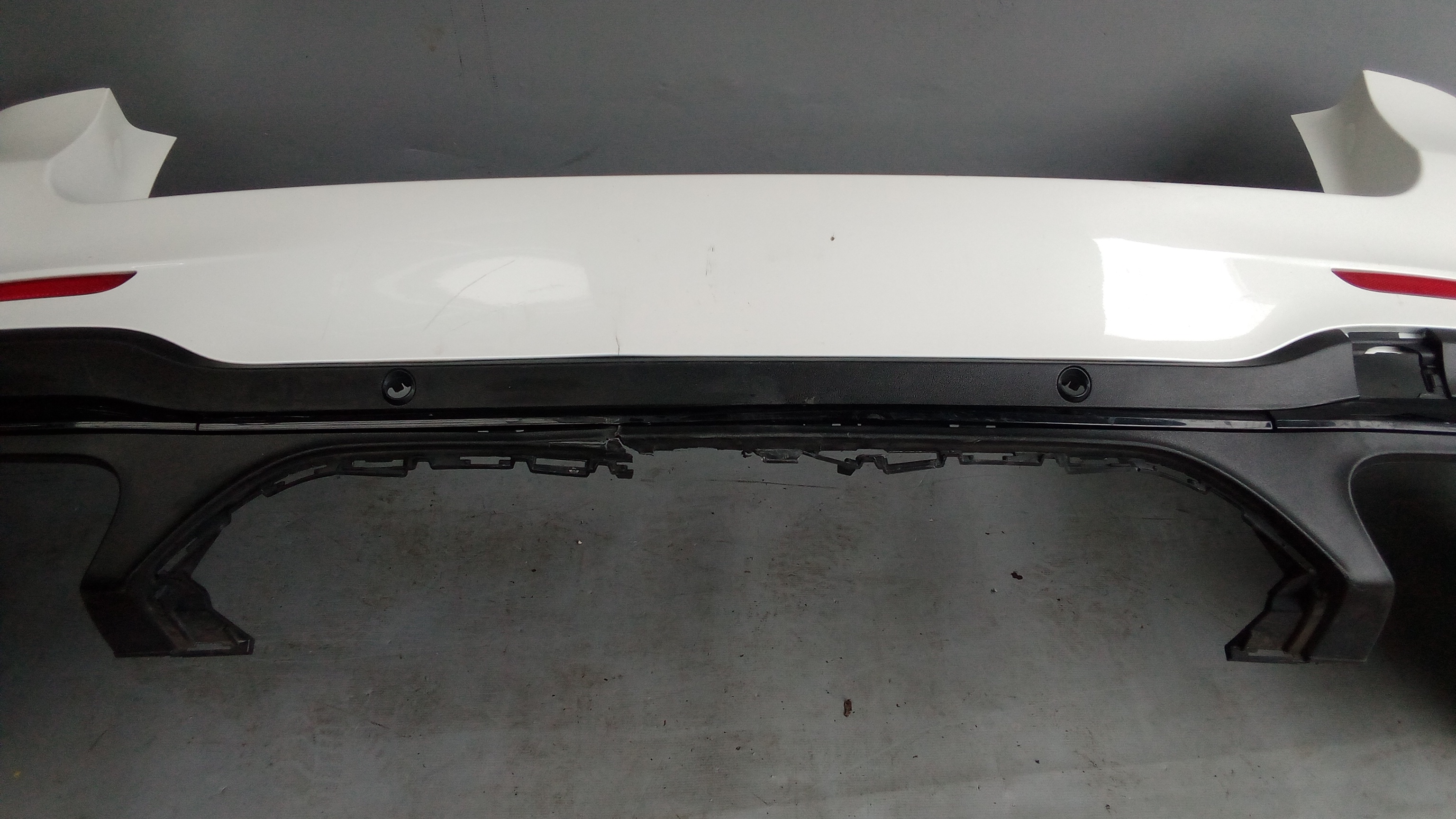 A2538851601 Mercedes X253 GLC Stoßstange Hinten Weiss #9i