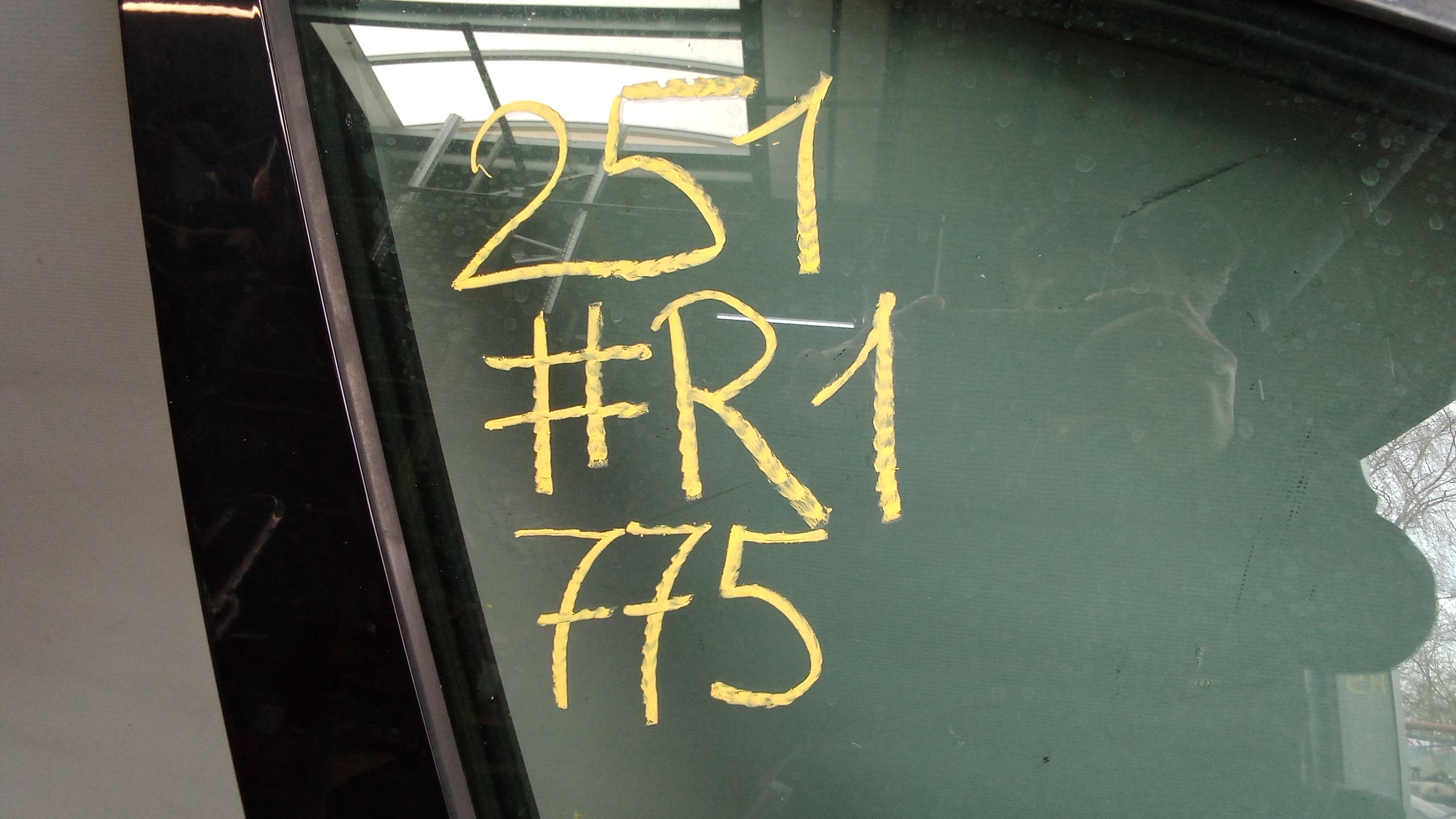 A2517200805 775 Mercedes W251 R-Klasse Tür Vorne Rechts Iridiumsilber #R1