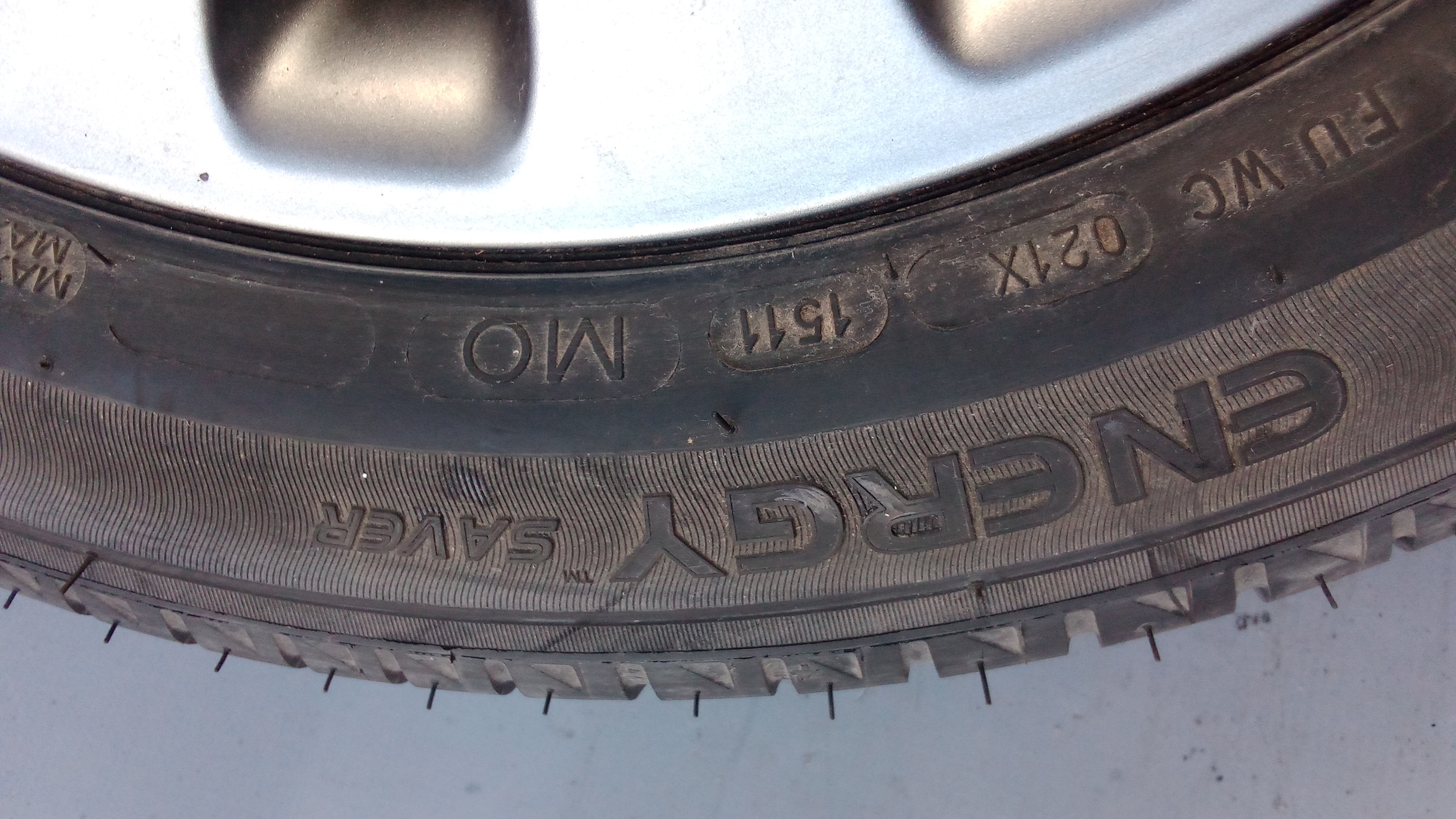 A4154011000 Mercedes W415 Citan Alufelgen 6,5x16 et44 Michelin 205/55 R16 #Ci