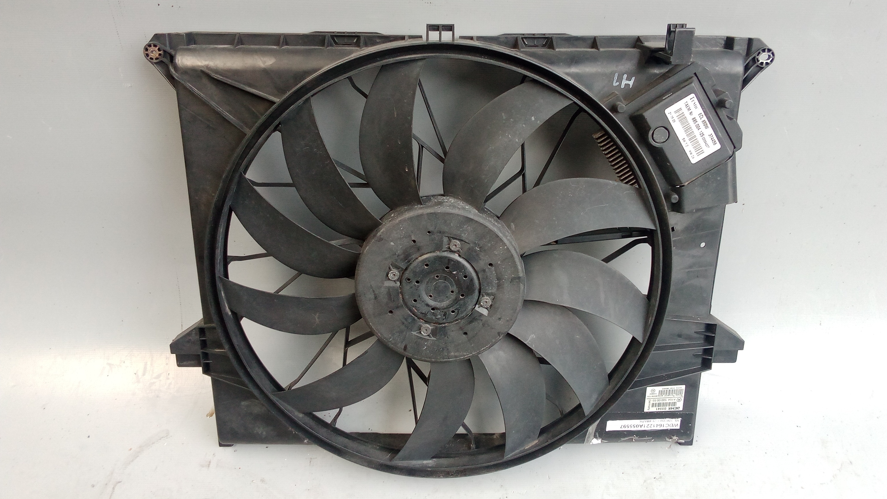 A1645000093 Mercedes W164 M-Klasse W251 R-Klasse Lüfter Gebläse #3