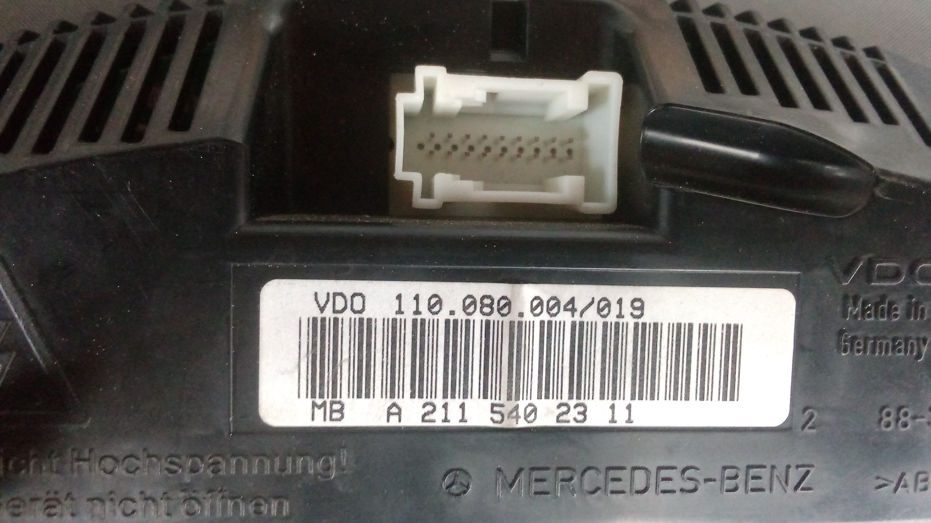 Mercedes W211 E-Klasse Tacho Tachograf Kombiinstrument 260Km/h Diesel A2115402311 / A2115408948 #1 D