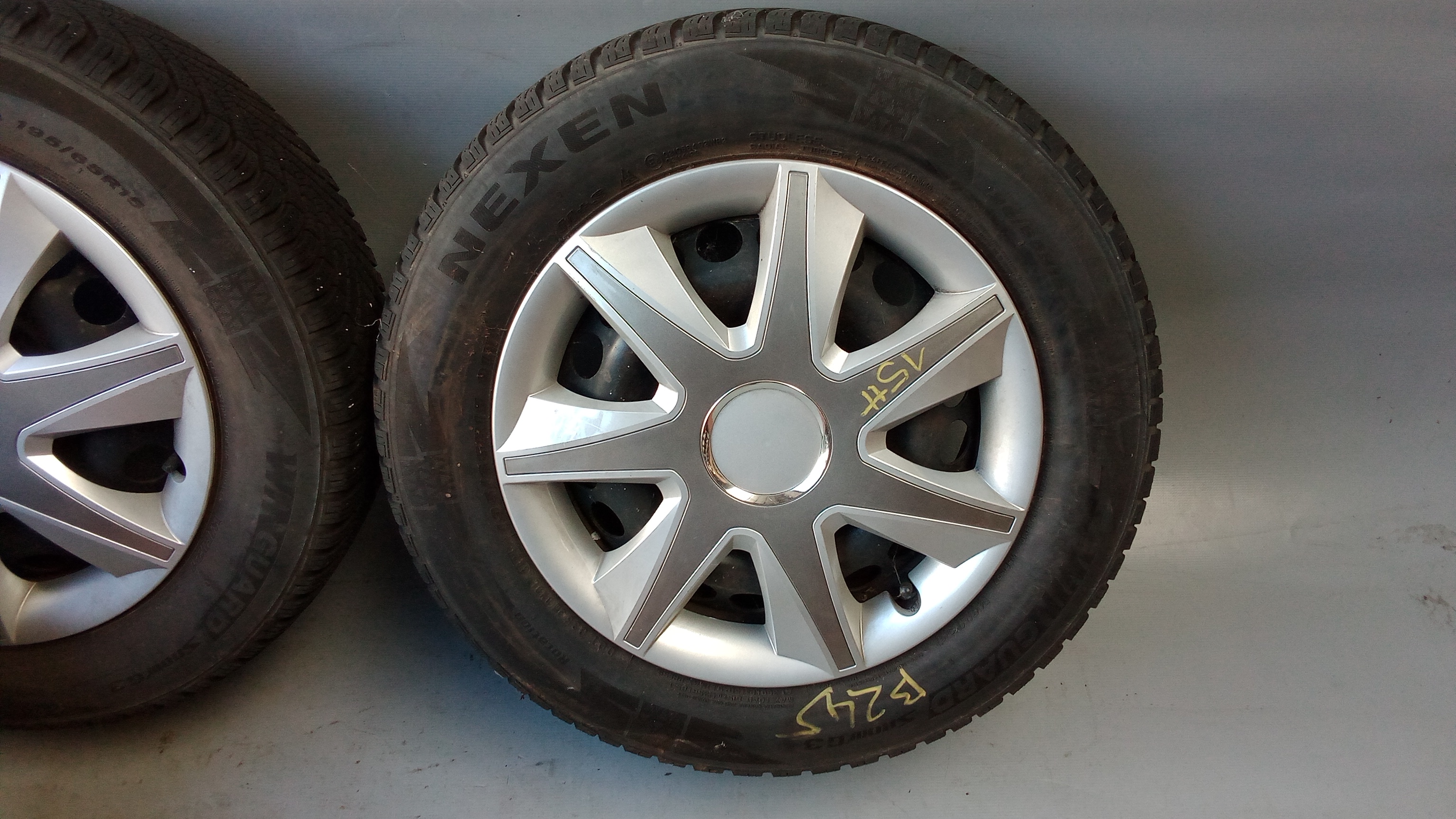 A1694000402 Mercedes W169 A-Klasse Stahlfelgen + Winterreifen 195 65 R15 91T #XF