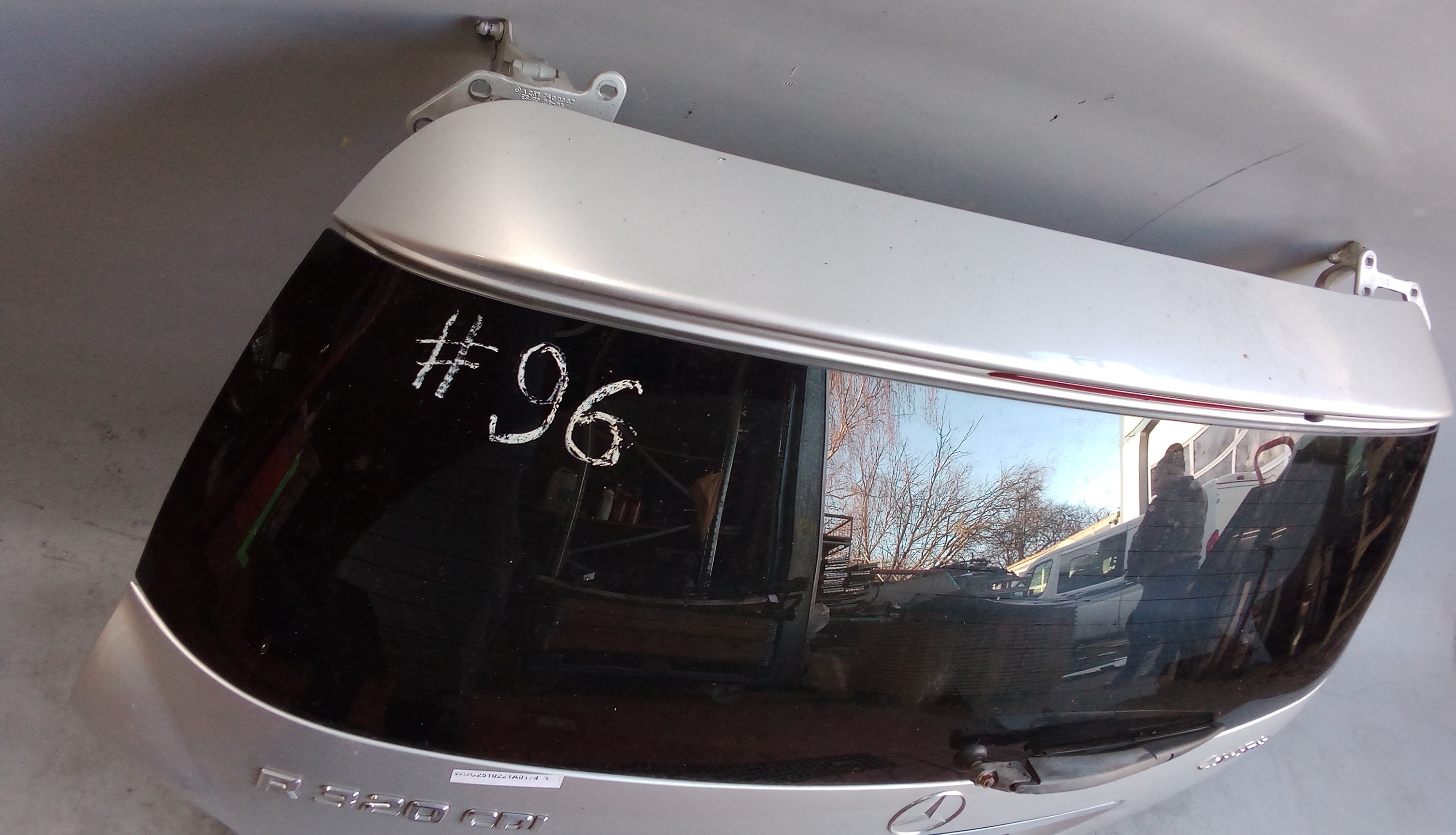 A2517400405 A2517400605 775 Mercedes W251 R-Klasse Heckklappe Heckdeckel Silber #96