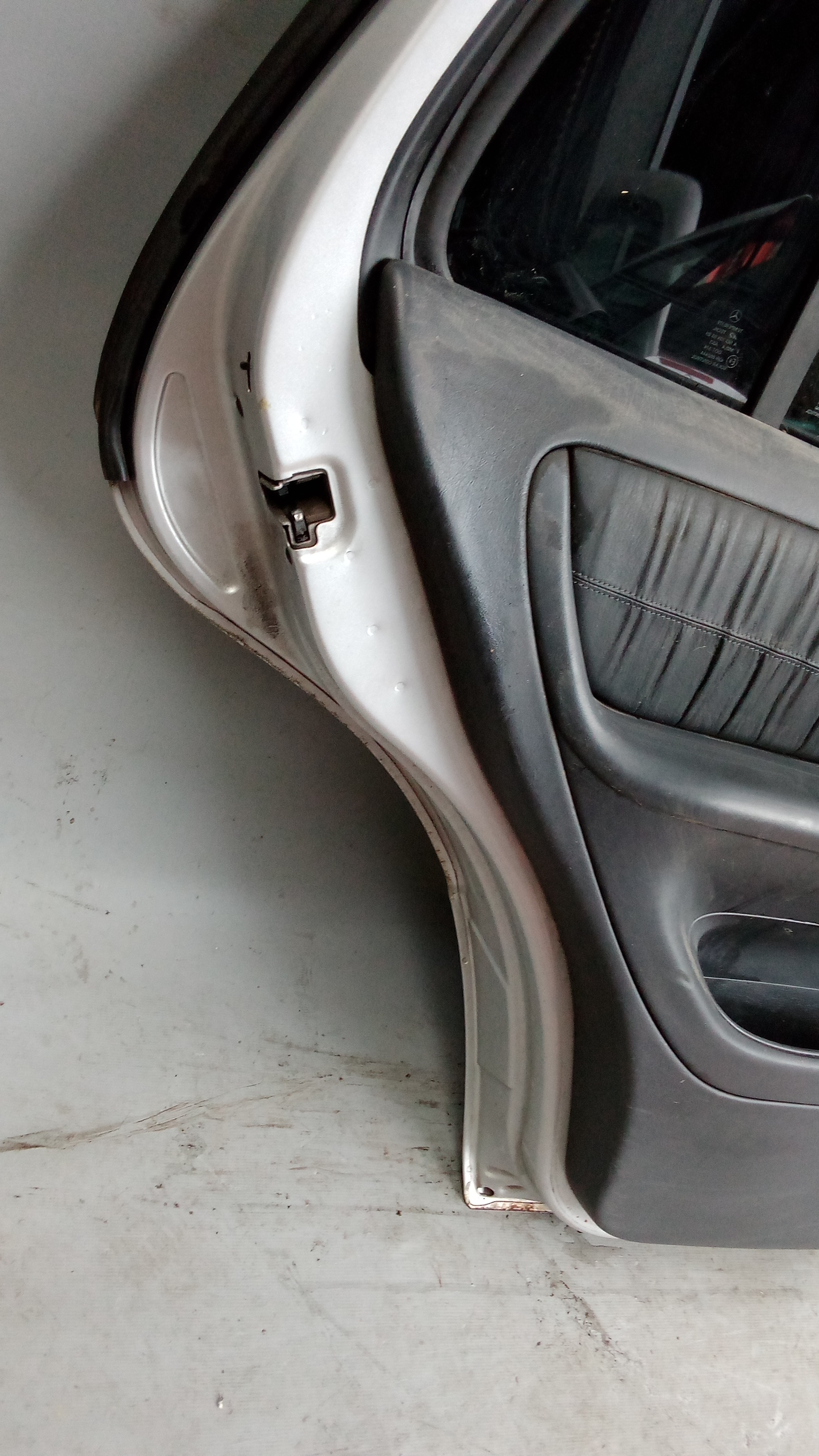 A1637301505 744 Brilliantsilber W163 M-Klasse ML Fondtür Tür Hinten Links #C10