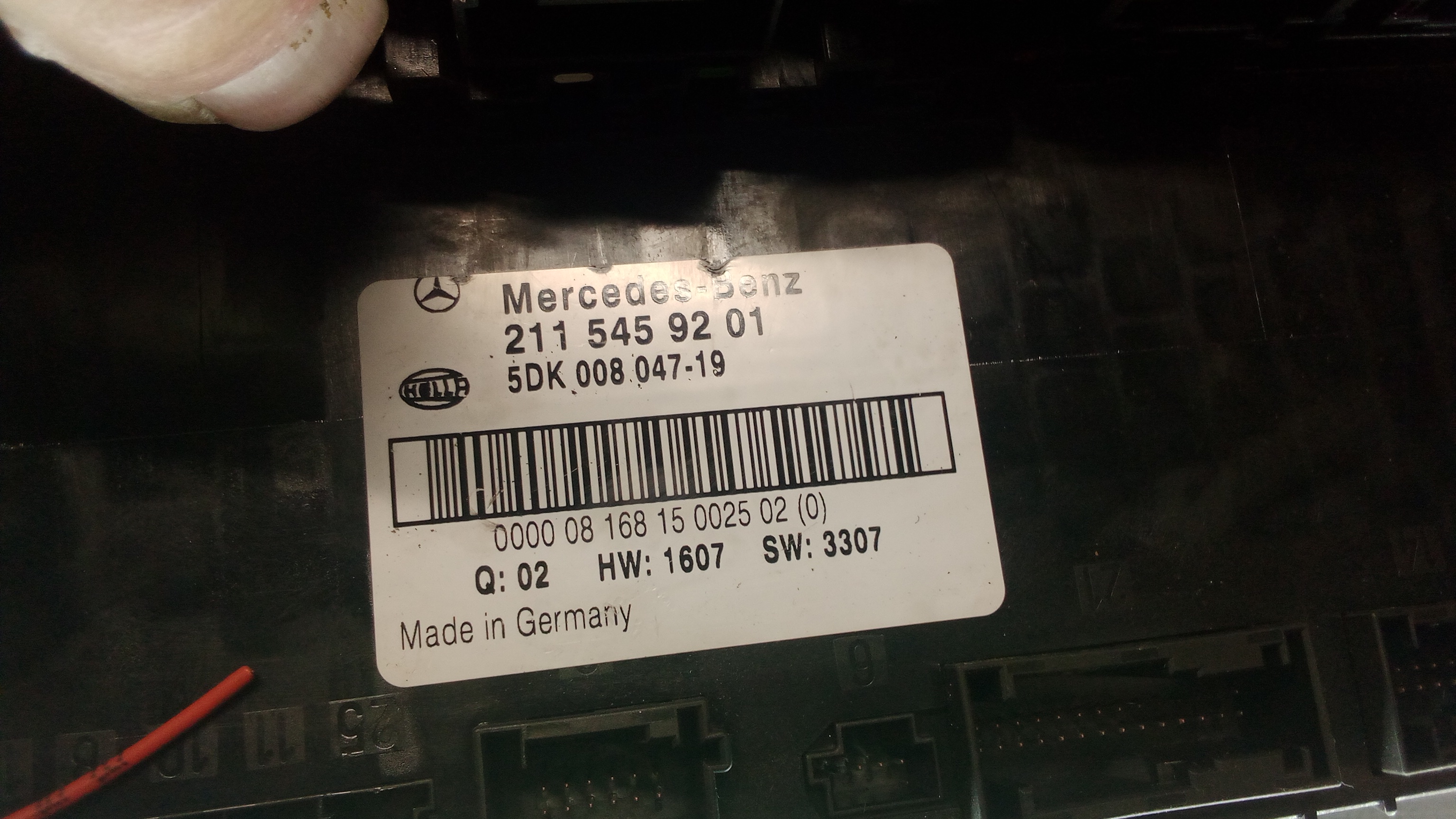 A2115459201 A2119830192 Mercedes C219 Steuergerät SAM Hinten #P3