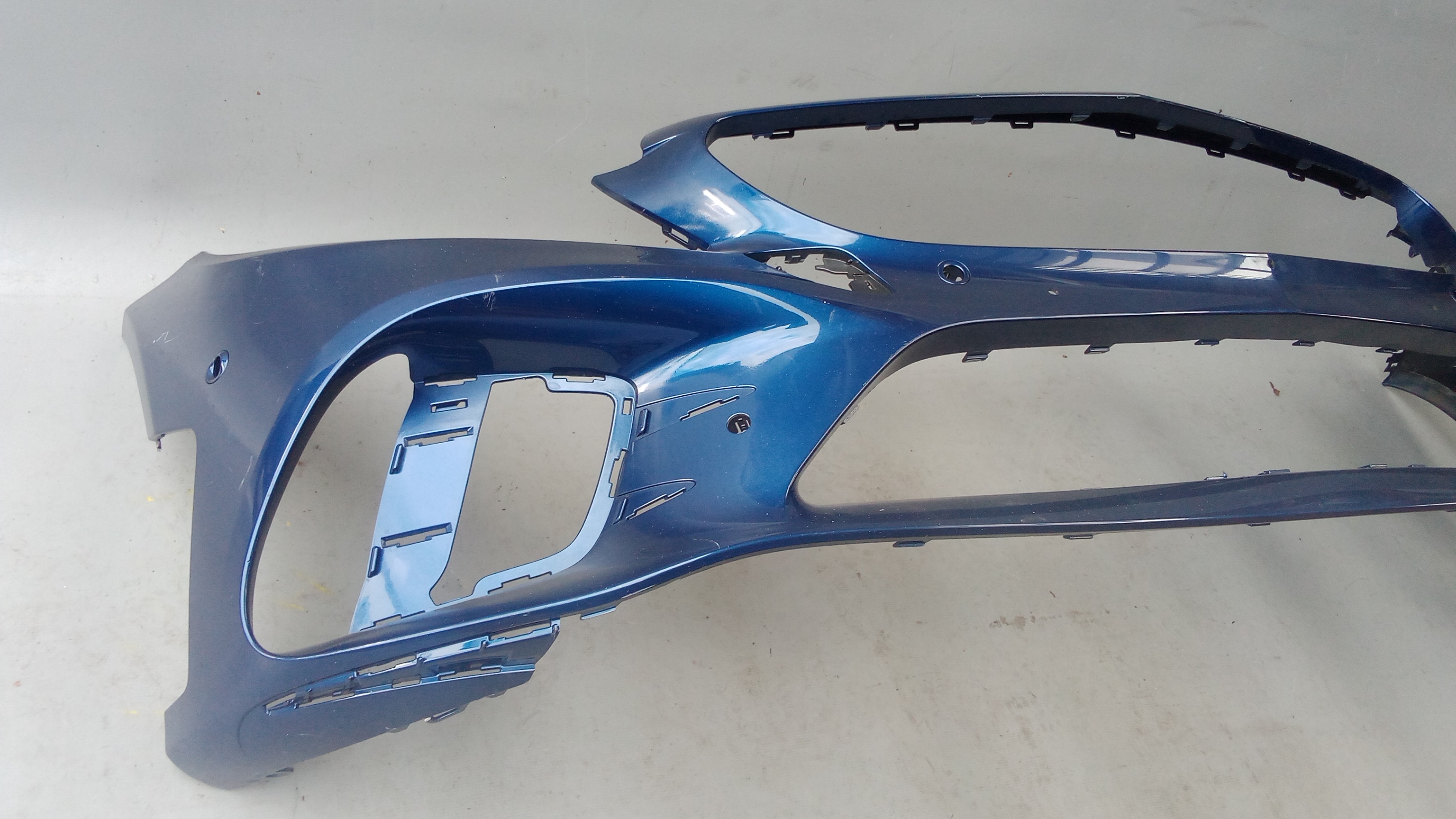 A2058802505 Mercedes W205 AMG C-Klasse Stoßstange Vorne Blau Metallic #3K