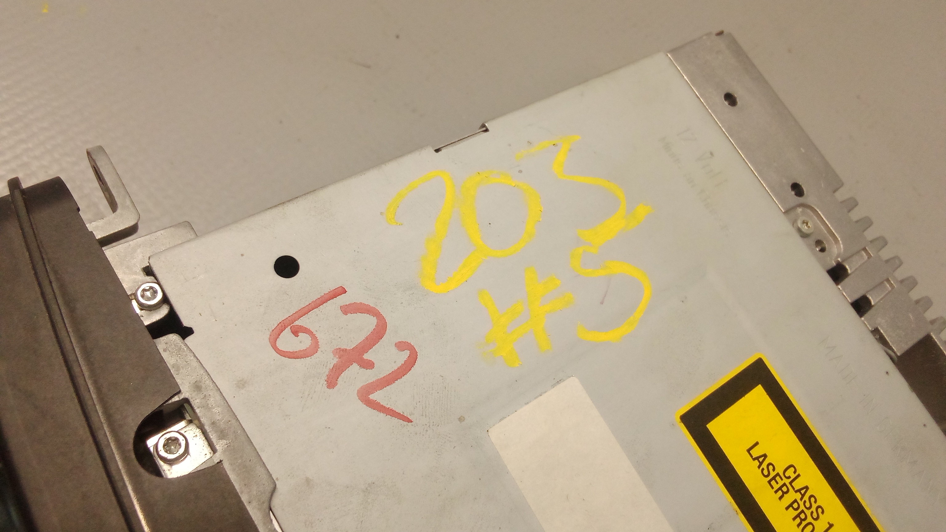 A2038201786 Mercedes Becker W203 C-Klasse Radio Bediengerät Audio10 BE6021 #5