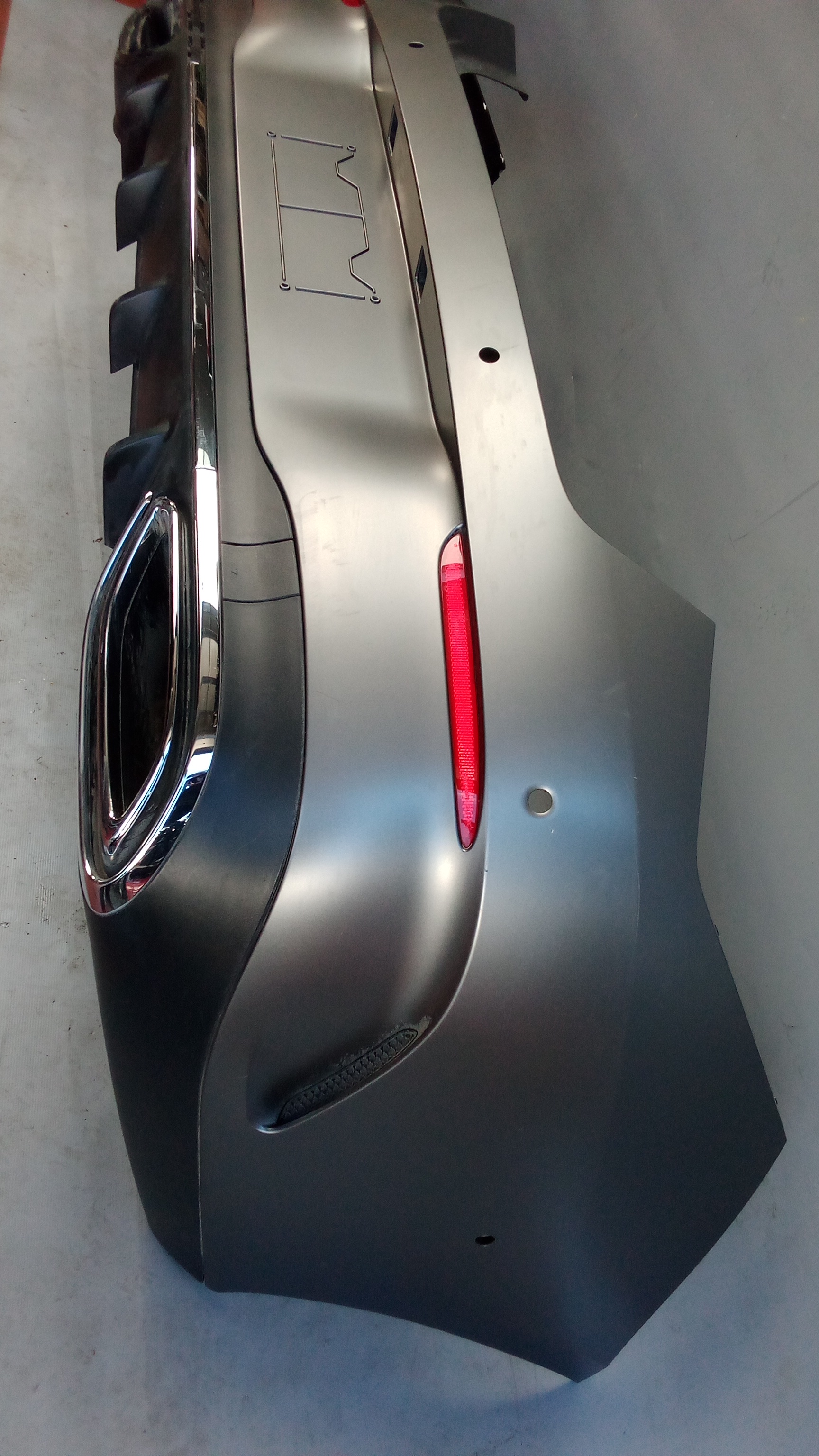 A1188859501 7662 Mercedes C118 CLA AMG Stoßstange Hinten Mountaingrau #9F