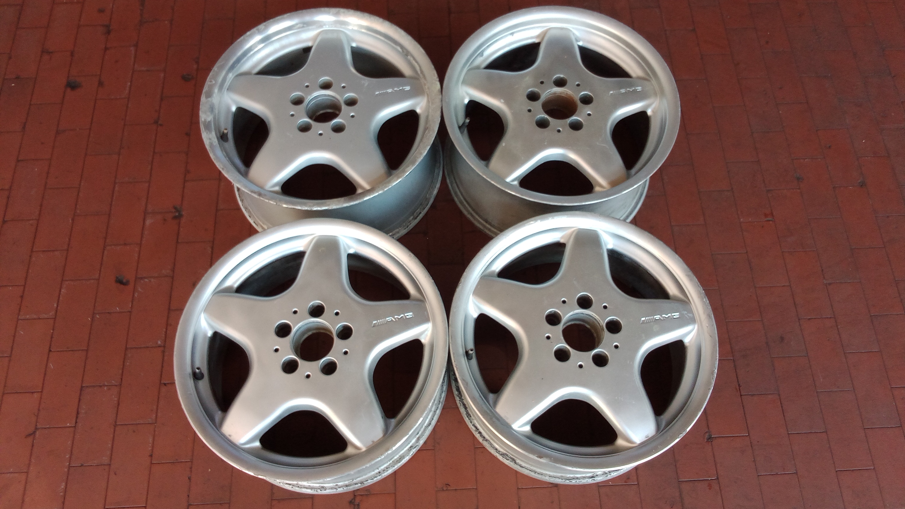 Mercedes R170 SLK / 4x AMG Alufelgen Satz 7,5x17 8,5x17 et37 et30 5x112 / A1704010202 A1704010102 #30