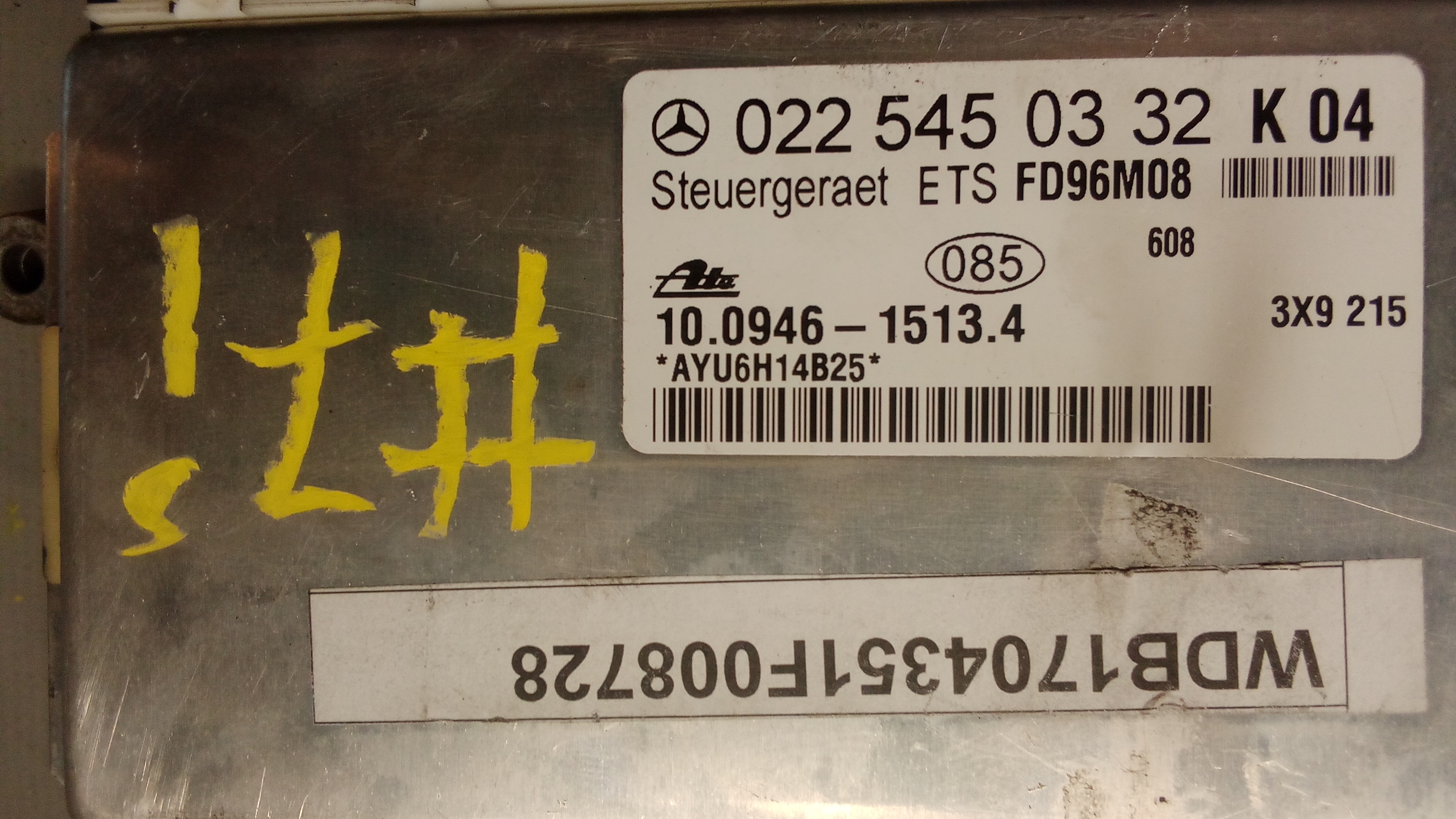 A0225450332 R170 SAM STEUERGERAET #7i