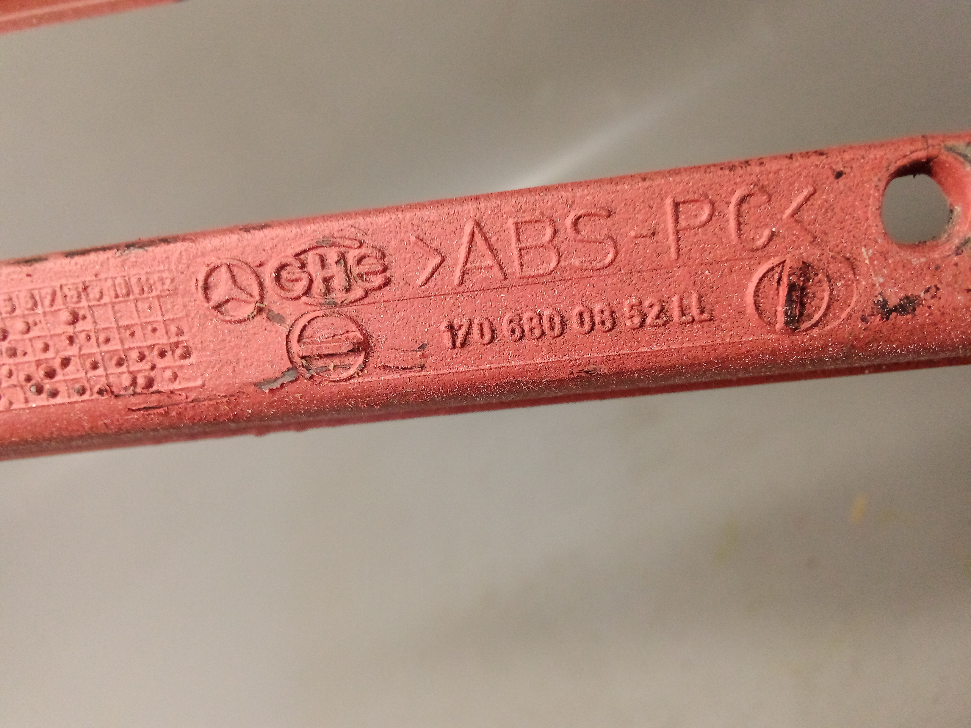 A1706800852 Rot Mercedes R170 SLK Verkleidung Mittelkonsole #7