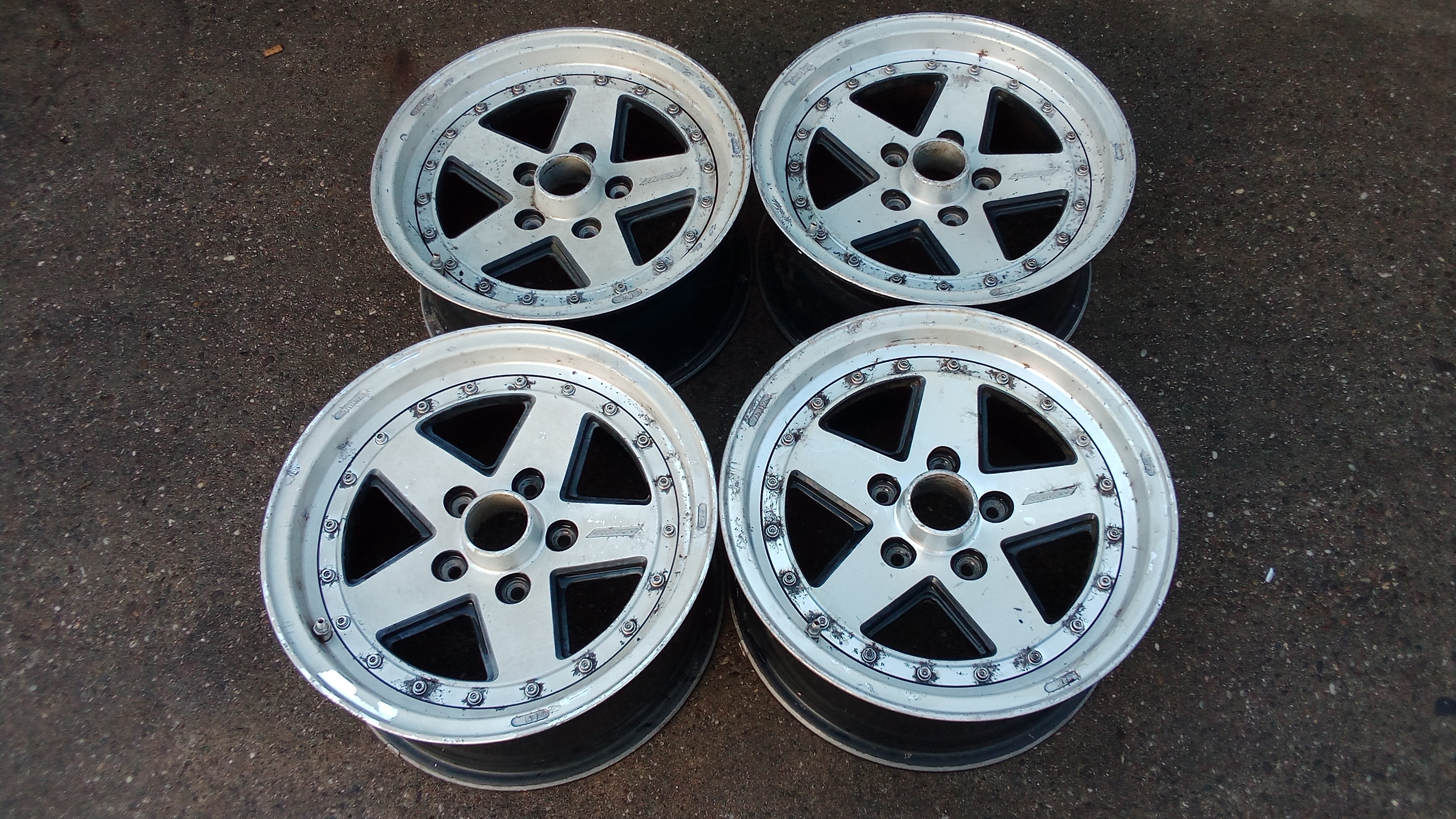 Mercedes W123 W201 W124 / 4x ZENDER Sport Alufelgen Satz 7x15 et22 5x112  #48