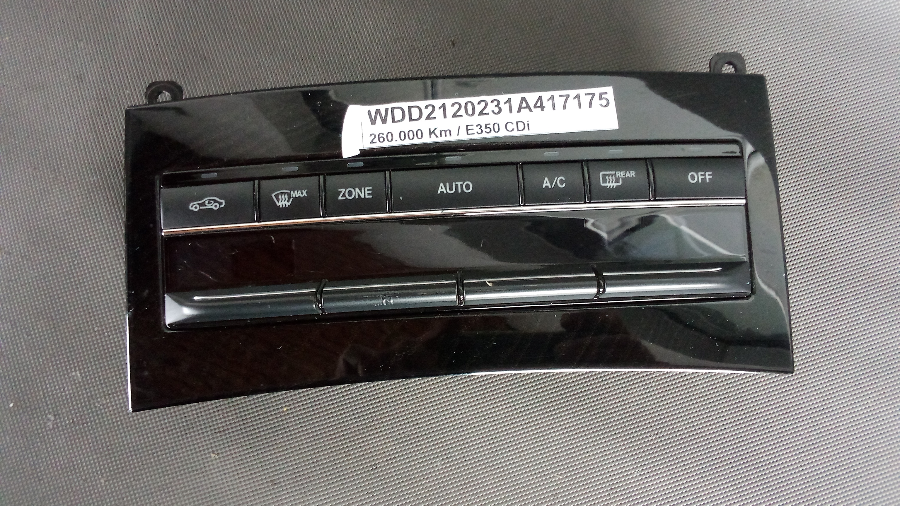 A2129009109 A2129006527 Mercedes Lüftersteuerung / Klimabedienteil #5E