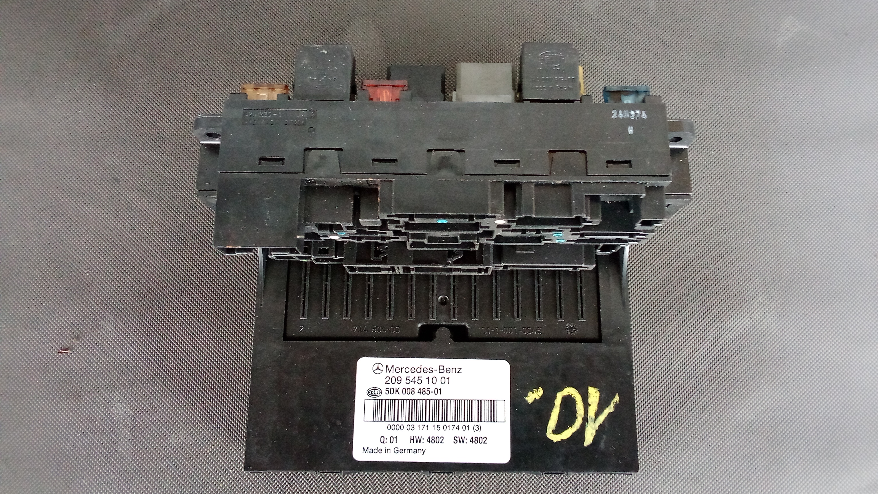 A2095451001 Mercedes W203 C-Klasse SAM Sicherungskasten Steuergerät Modul #10