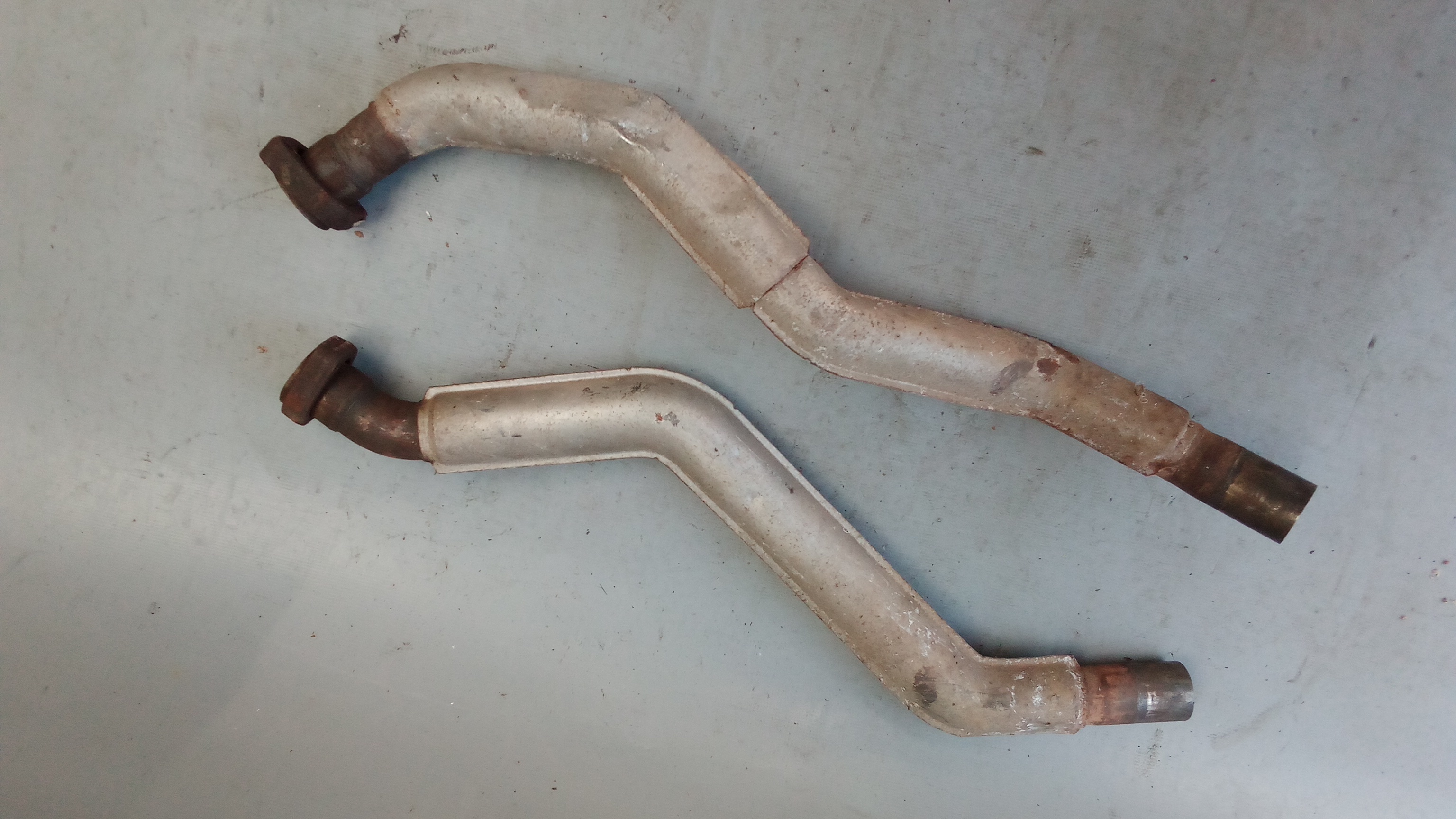 A1404900719 A1404900619 Mercedes W140 C140 Abgasrohr Vorne Links + Rechts #98