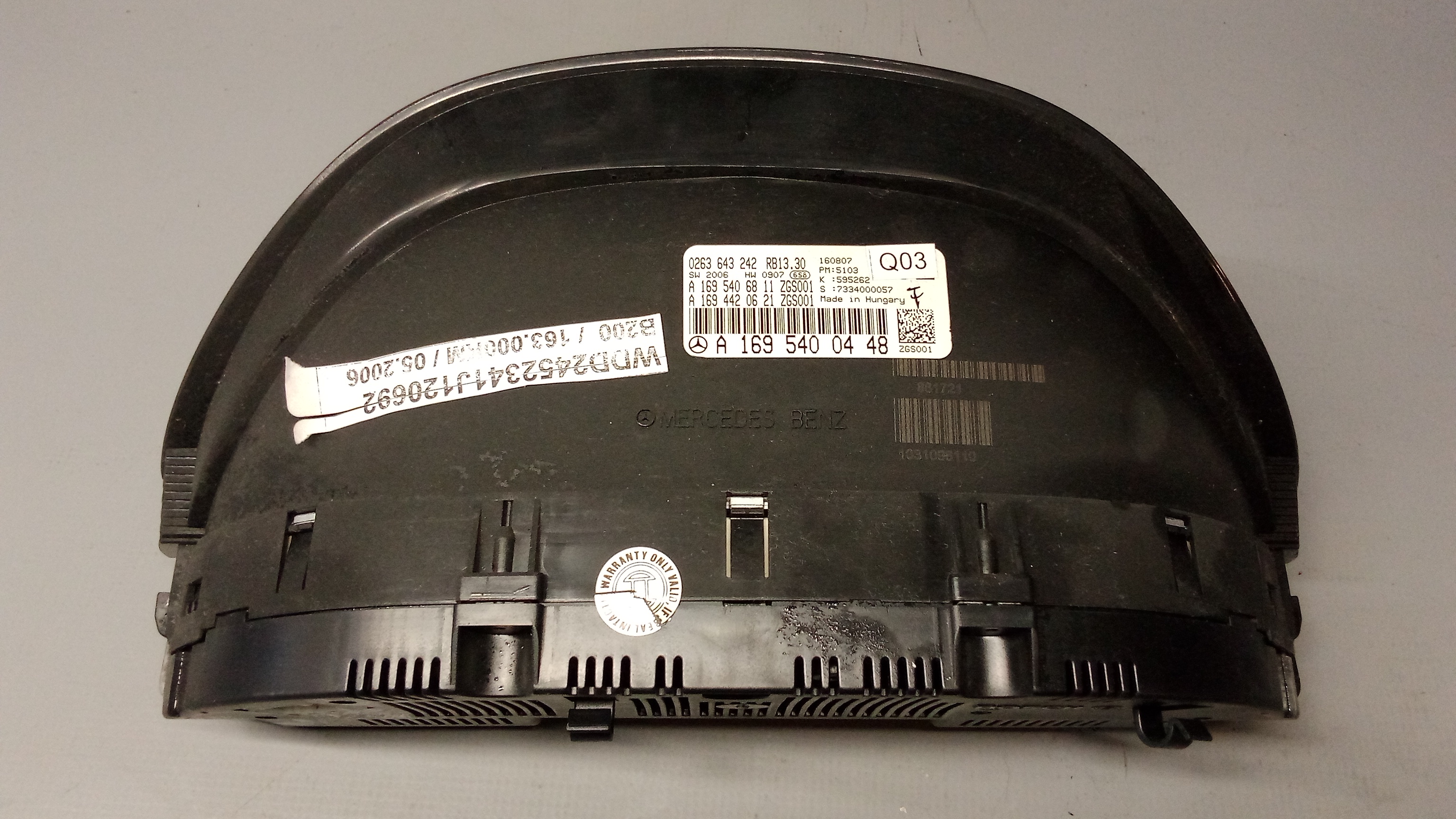 A1695400448 A1694400411 Mercedes W245 B-Klasse Kombiinstrument Tacho ##9