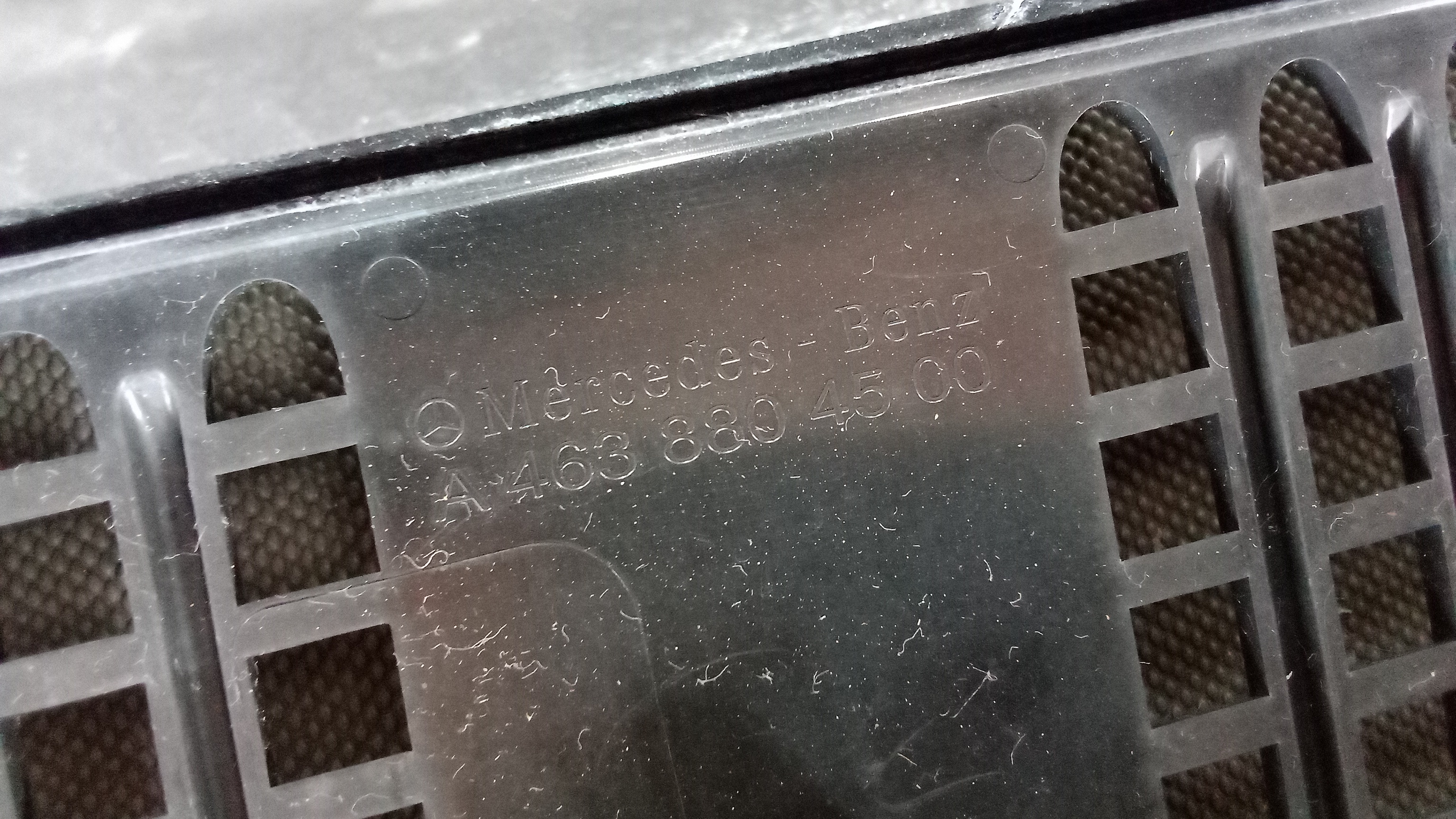 A4638804500 Mercedes W463 G-Klasse Abdeckgitter Luftzufuhr für Motorhaube #6