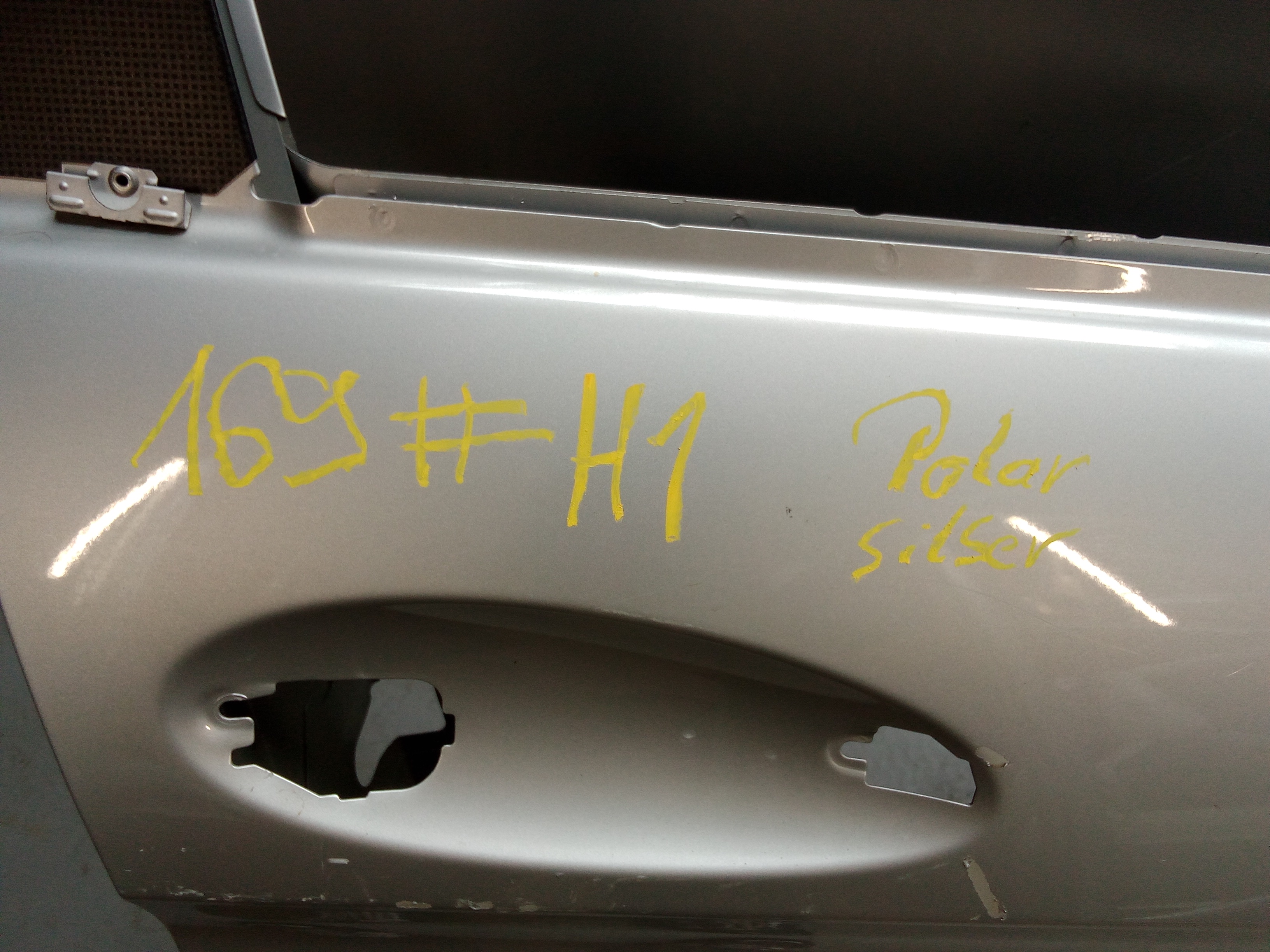 A1697202605 761 Mercedes W245 B-Klasse Tür Vorne Rechts Polarsiber #H1