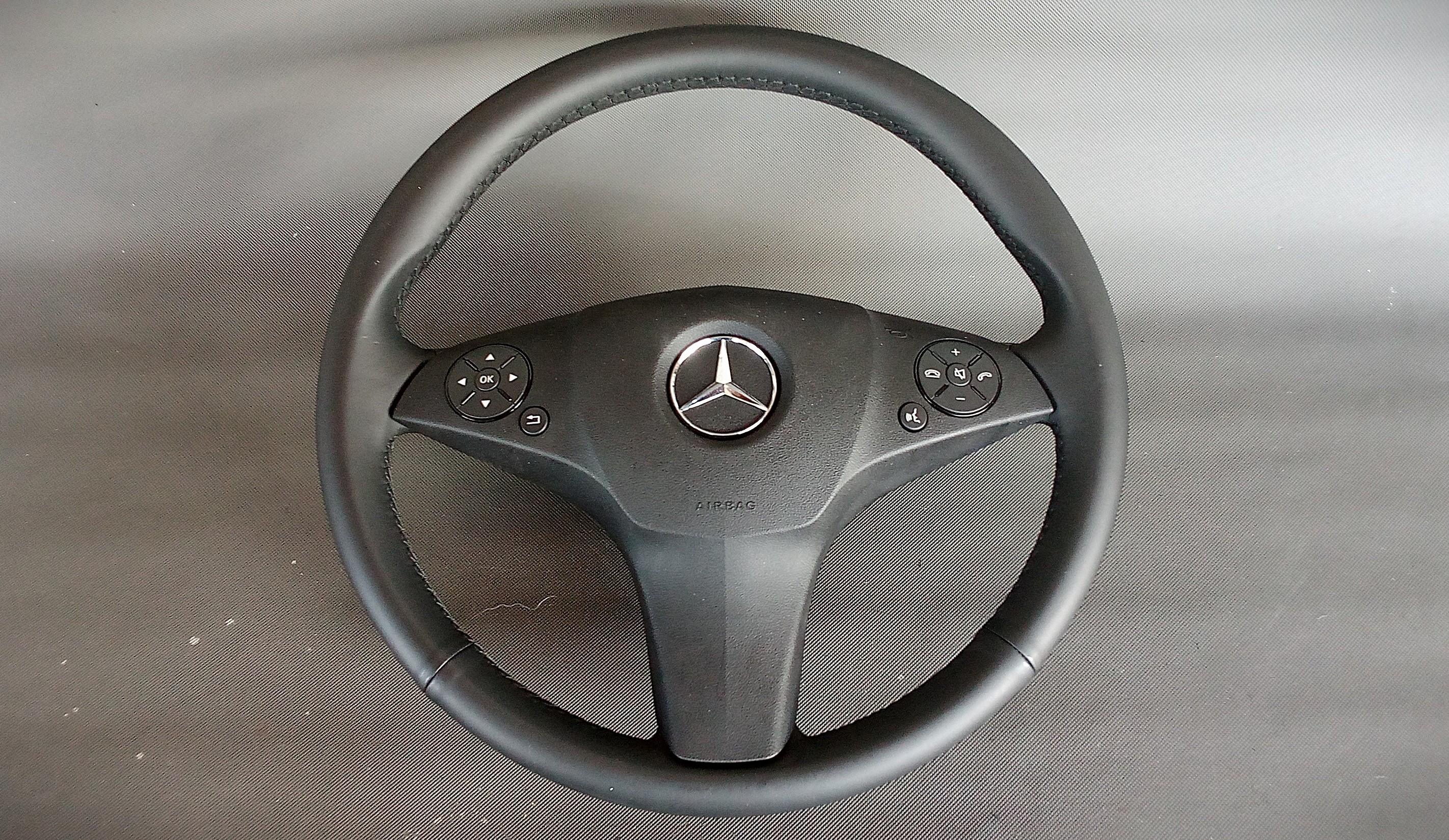 A2044603203 9E38 A0008605702 9116 Mercedes X204 GLK Lederlenkrad Lenkrad Leder Schwarz #7c