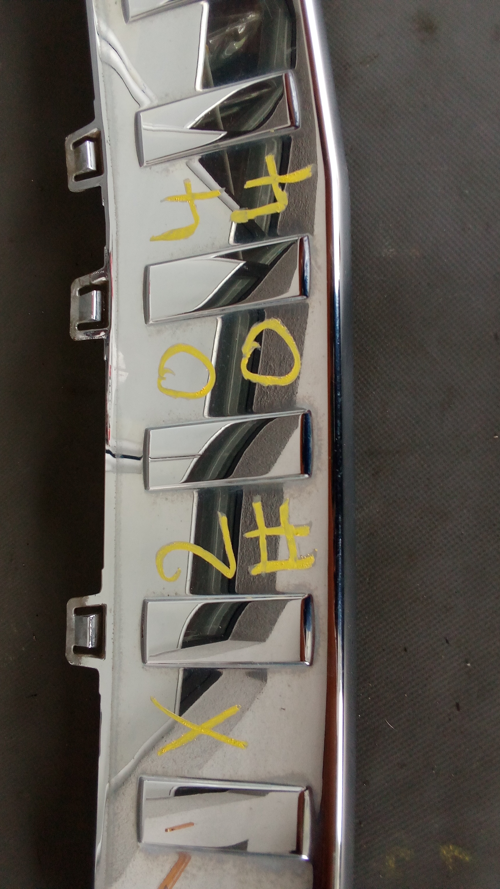 A2048850411 Mercedes X204 GLK Zierleiste Chromleiste Trittplatte hinten #04