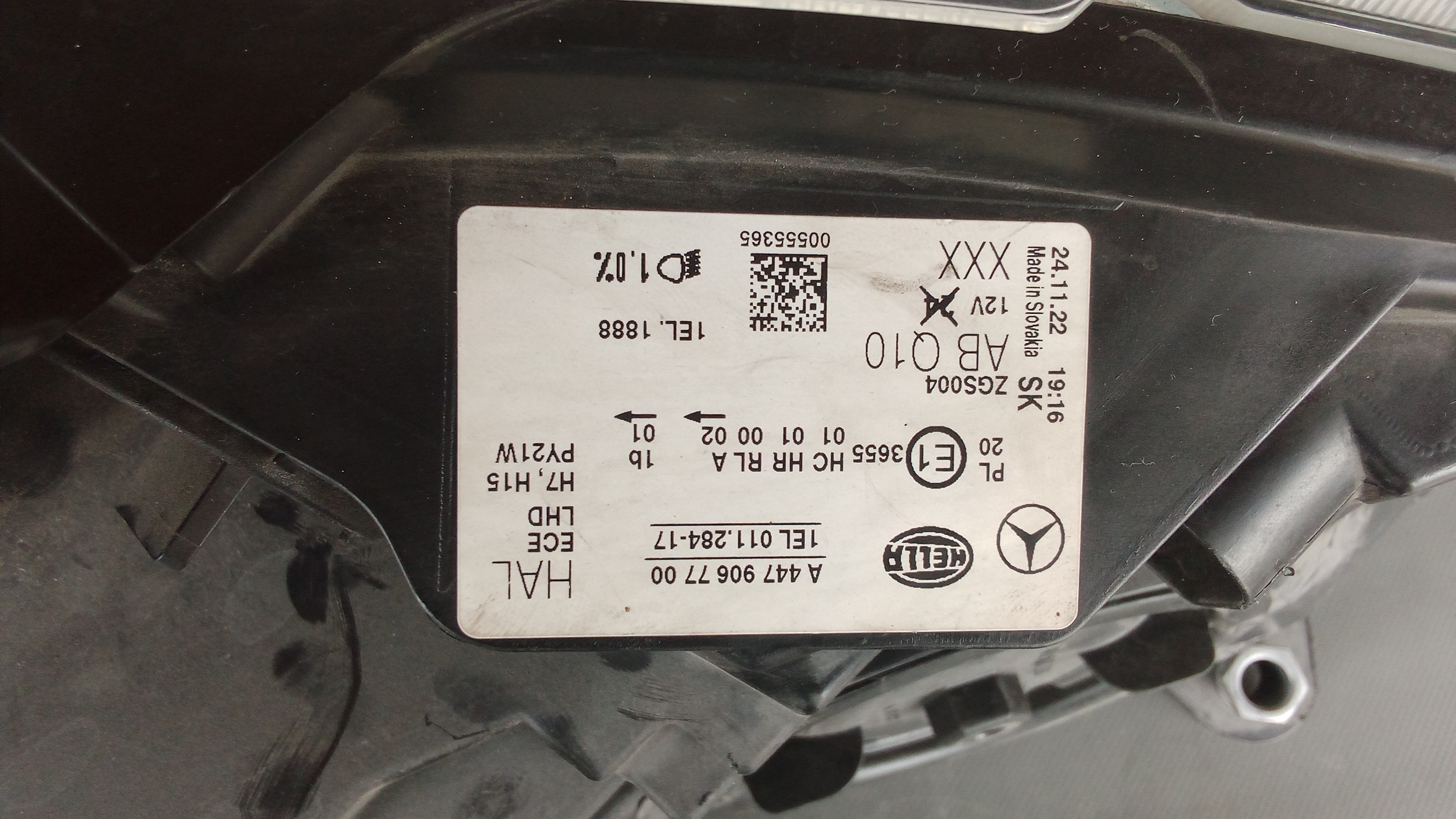 A4479067700 W447 W448 Vito Viano H7 Halogen Scheinwerfer Lampe Links #1X
