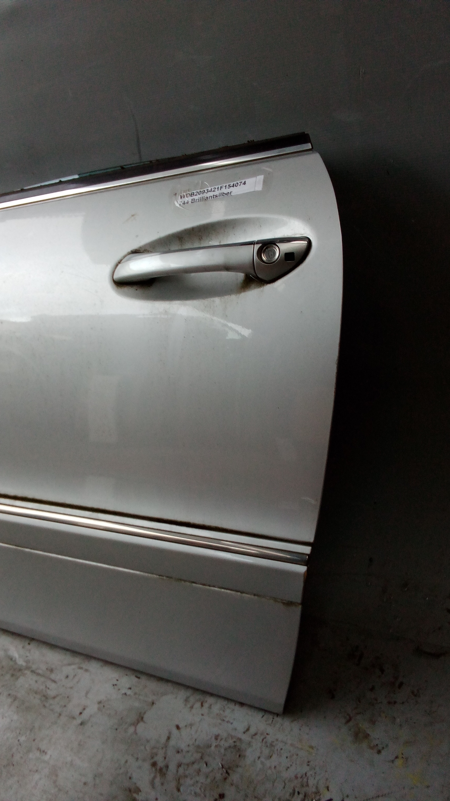 A2097200105 744 Mercedes W209 CLK Tür Vorne Links Brilliantsilber #Z2