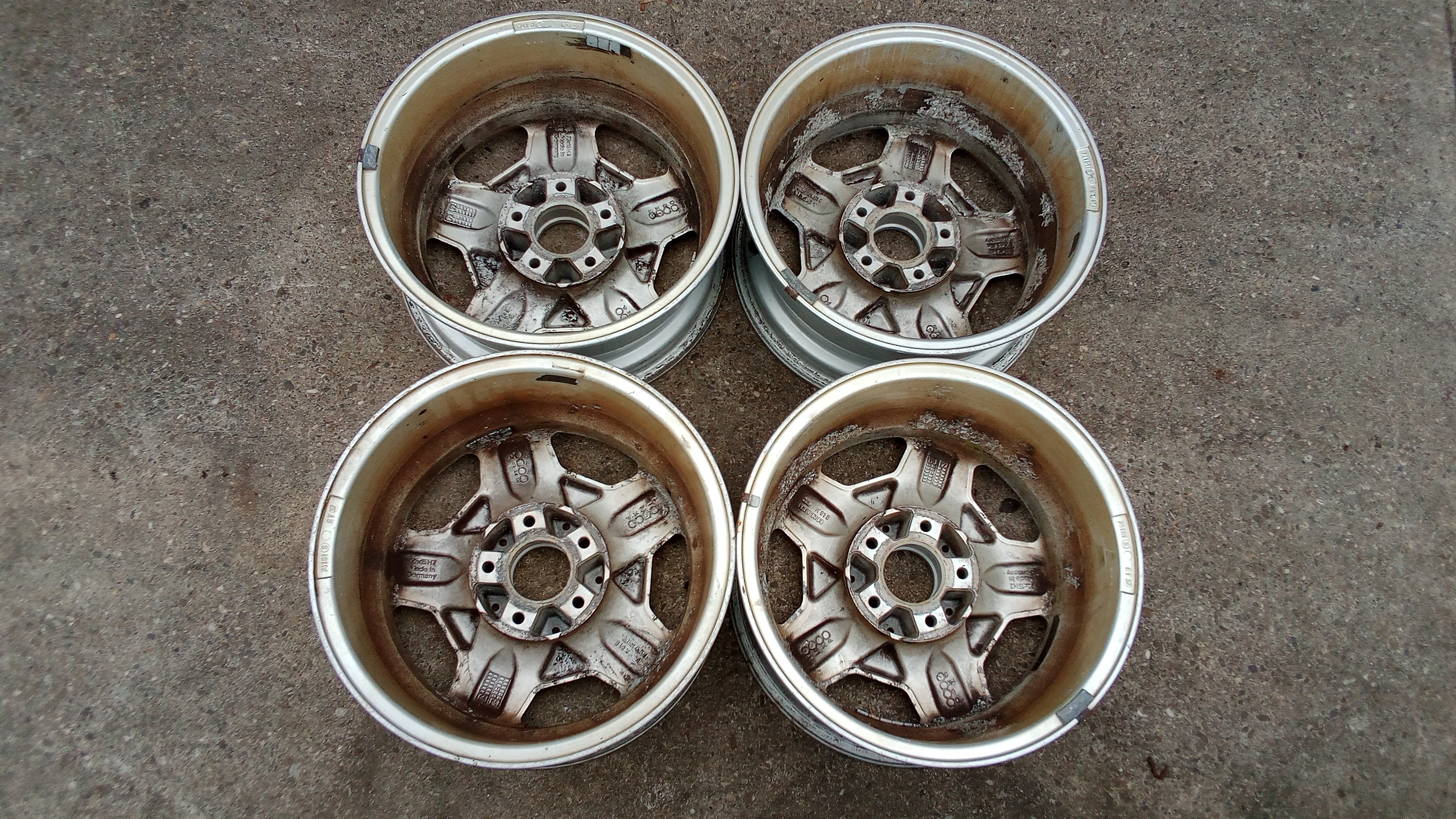 Mercedes W168 W202 W203 / 4x Intra Alufelgen Satz 7x15 et37 5x112 / KBA 43426 #2