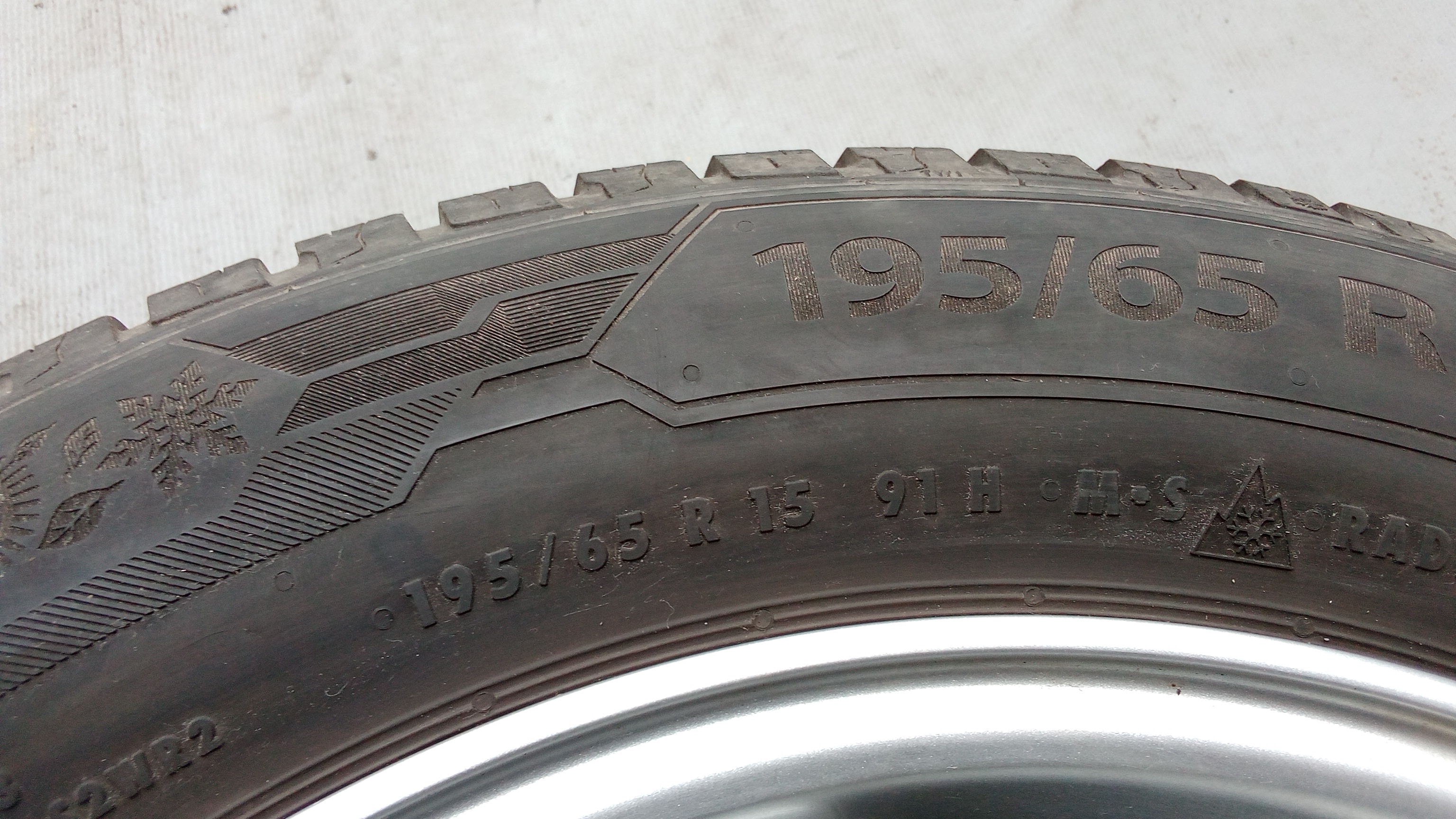 KBA45200 Mercedes W202 W208 W203 R170 Alufelgen + Allwetterreifen 7x15 et37 195 65 R15 #Hj