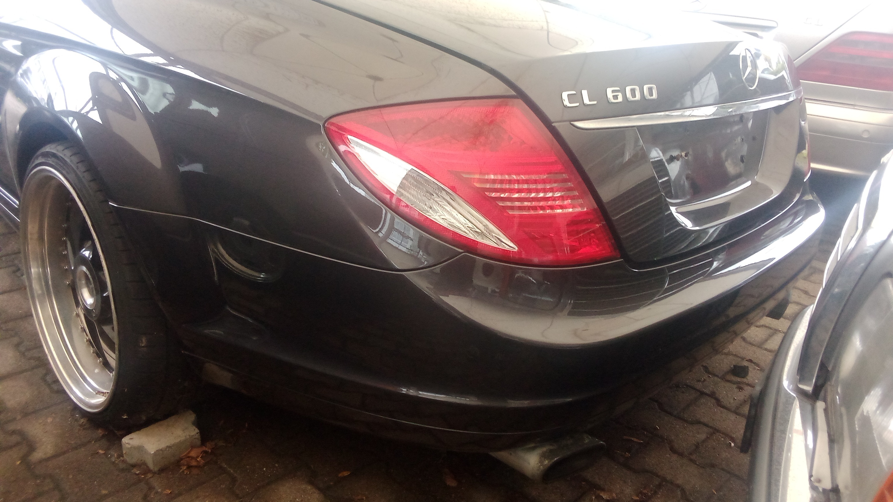 A2168804371 A2168803271 494 Mercedes C216 CL500 CL600 Stoßstange Germanitgrau hinten #69