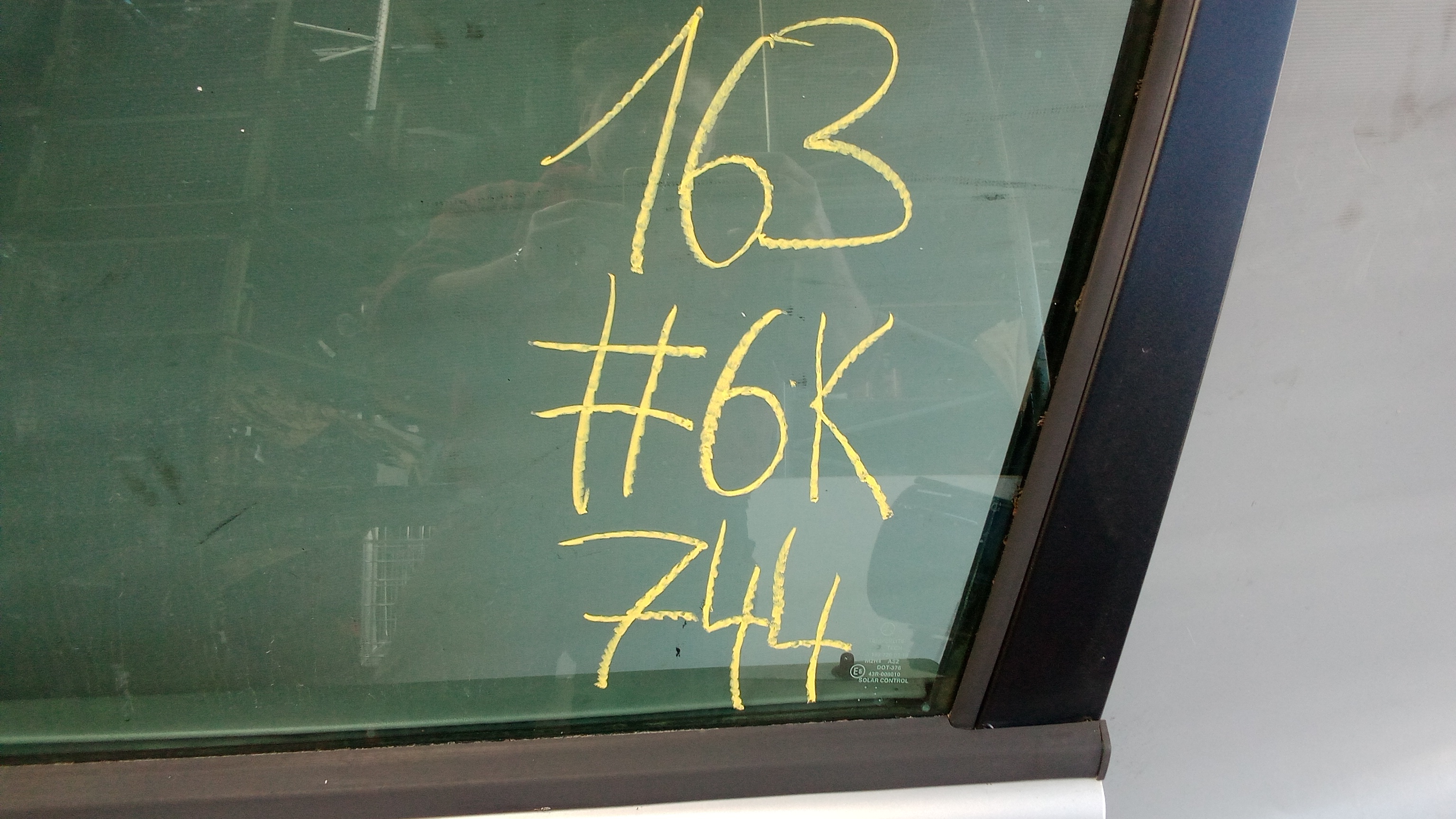 A1637201505 744 Brilliantsilber W163 M-Klasse ML Fahrertür Tür Vorne Links #D1 Kopie