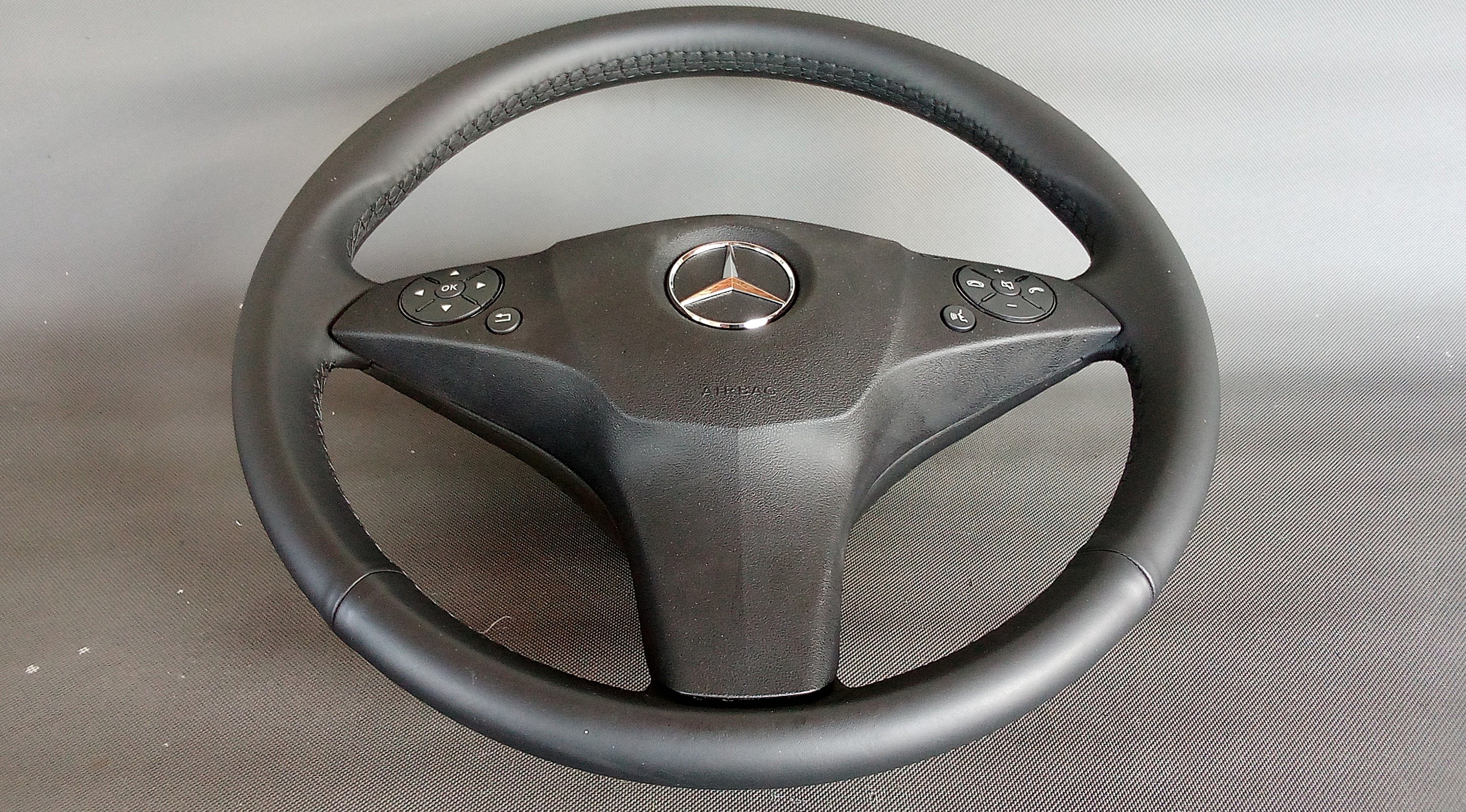 A2044603203 9E38 A0008605702 9116 Mercedes X204 GLK Lederlenkrad Lenkrad Leder Schwarz #7c