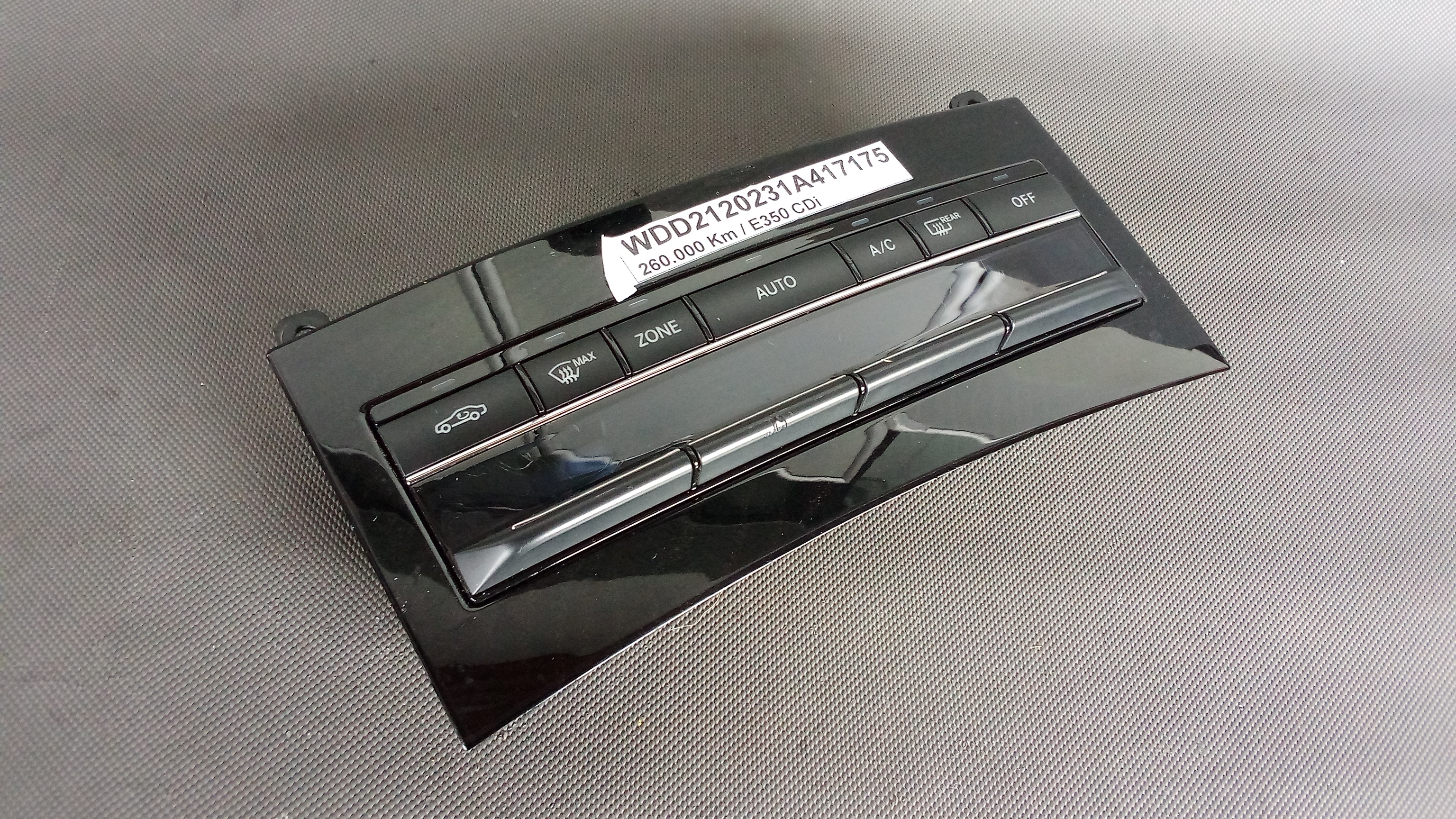 A2129009109 A2129006527 Mercedes Lüftersteuerung / Klimabedienteil #5E