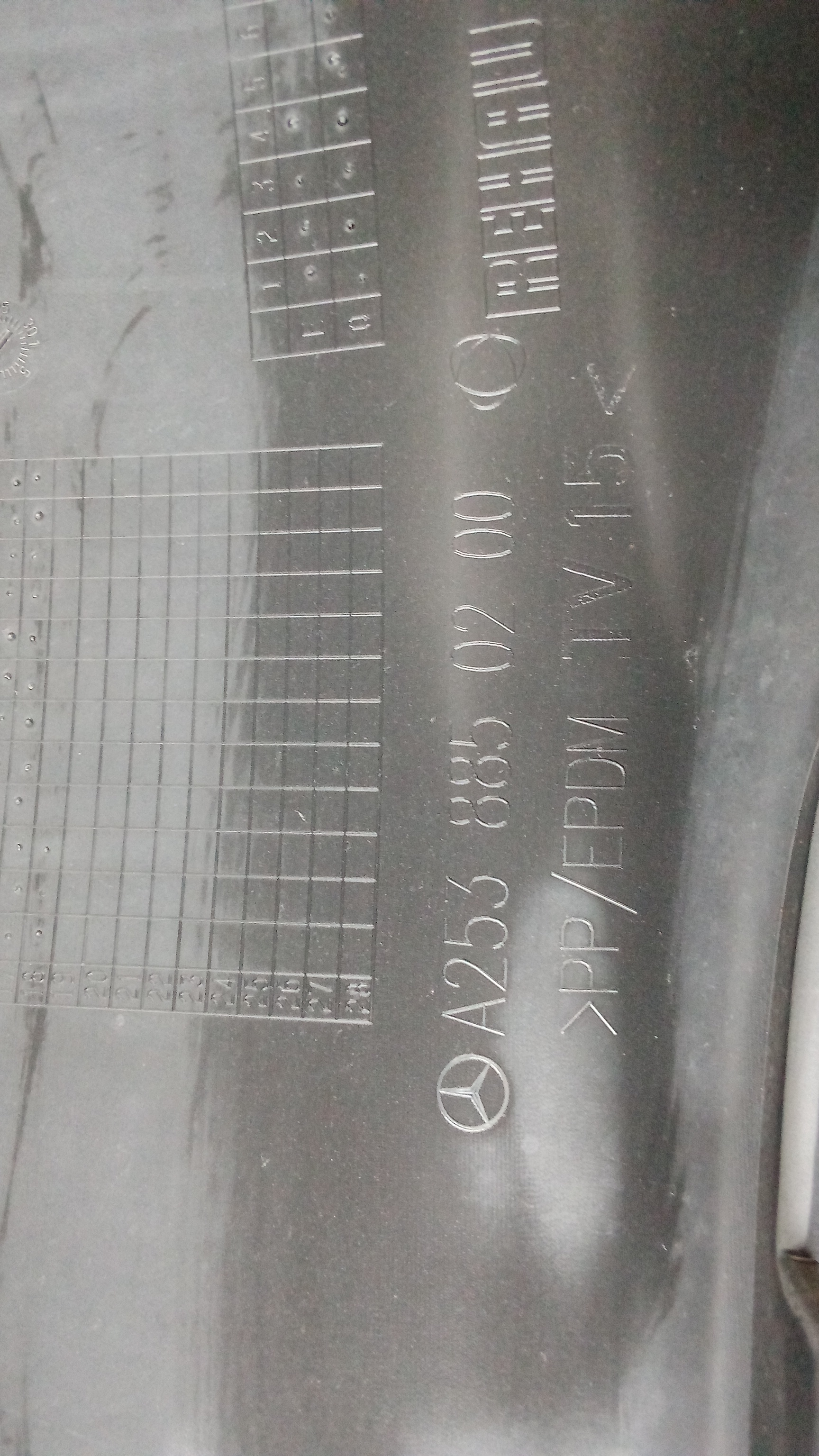 A2538850200 Mercedes GLC X253 / W253 Stoßstange Hinten Schwarz #97K
