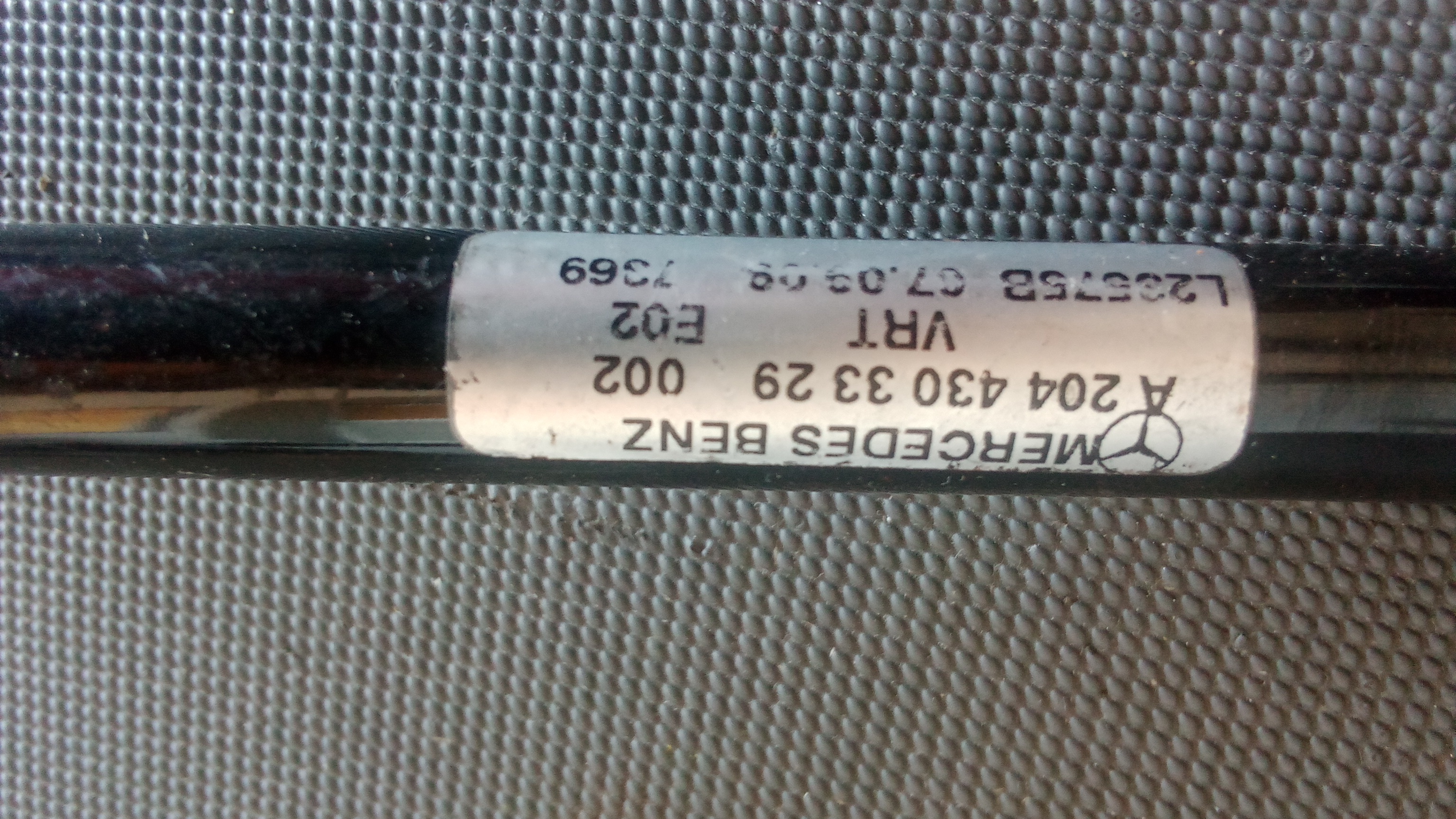 A2044303329 Mercedes W204 C-Klasse Leitung Unterdruckleitung