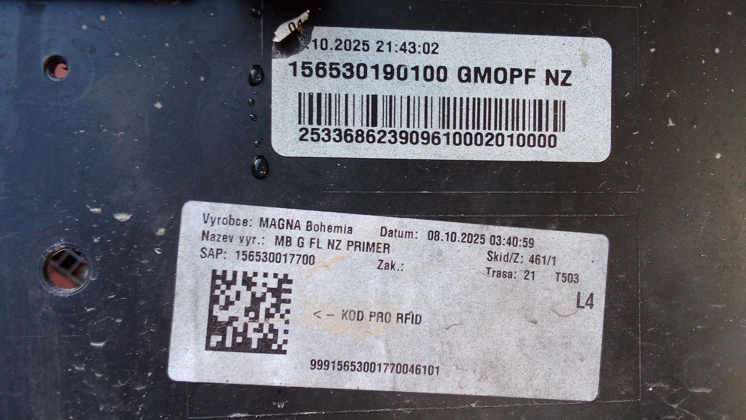 A4658852600 A4658852400 Mercedes W465 G-Klasse AMG Stoßstange Hinten PDC #X9