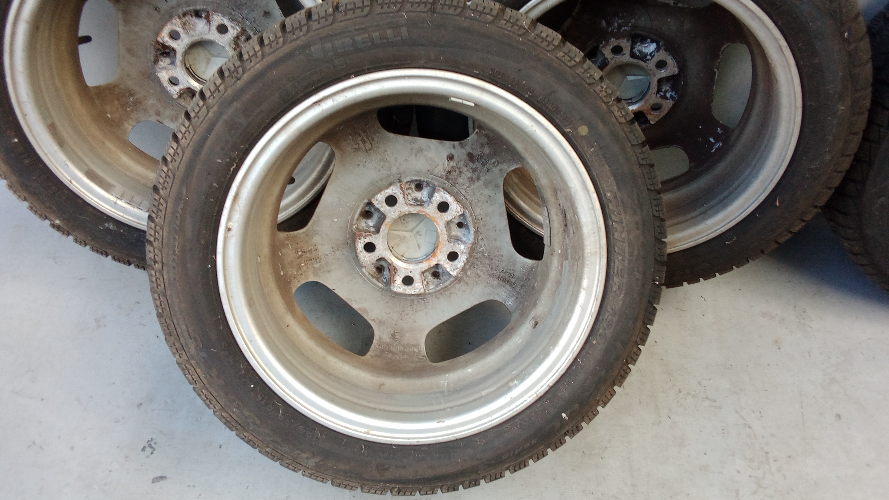 KBA44395 Mercedes W168 Alufelgen + Winterreifen 7x15 et50 185 55 R15 #XP