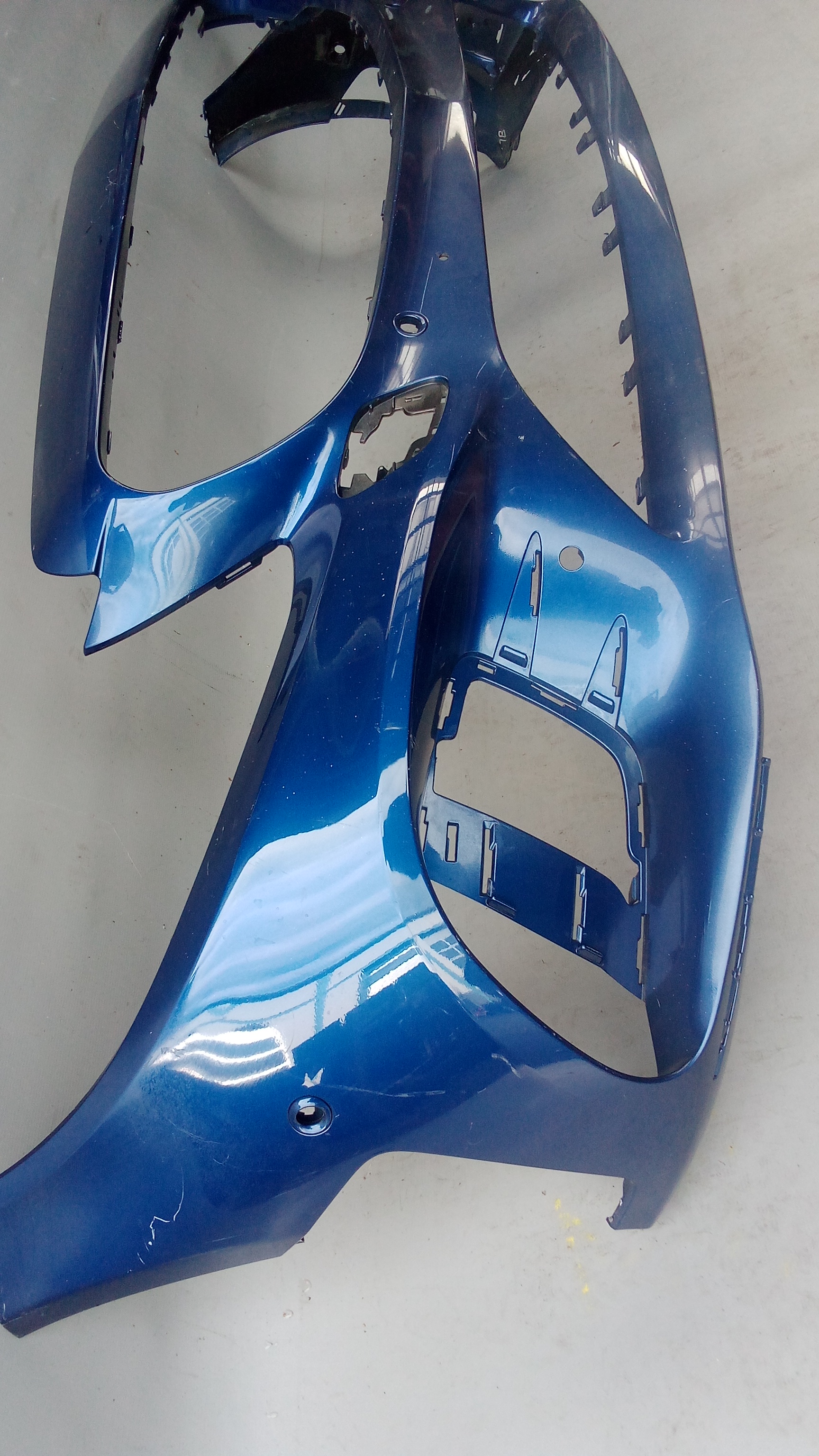 A2058802505 Mercedes W205 AMG C-Klasse Stoßstange Vorne Blau Metallic #3K