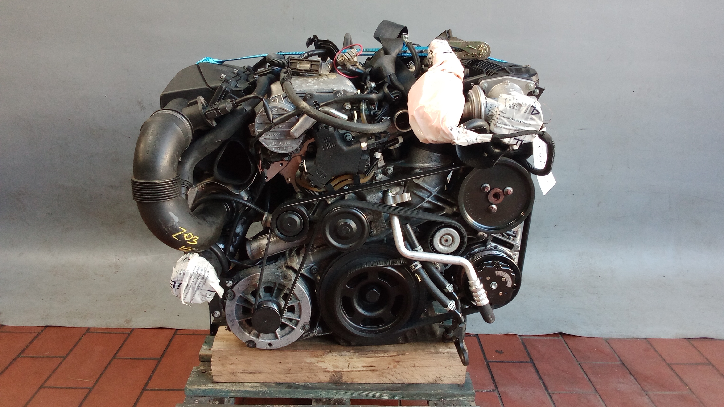 A6110104445 611.962 OM611 Mercedes W203 / C203 C-Klasse Motor C220CDi #A3