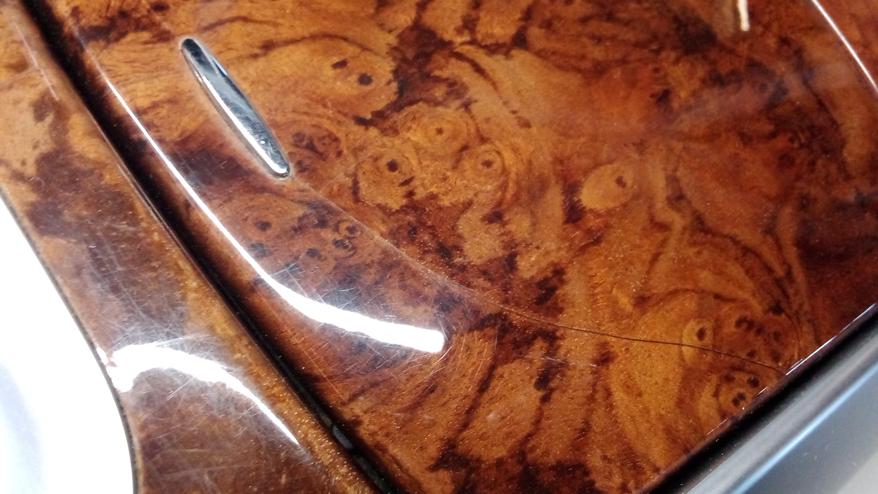 A2516808300 Mercedes W251 R-Klasse Blende Abdeckung Mittelkonsole Wurzelnuss #7