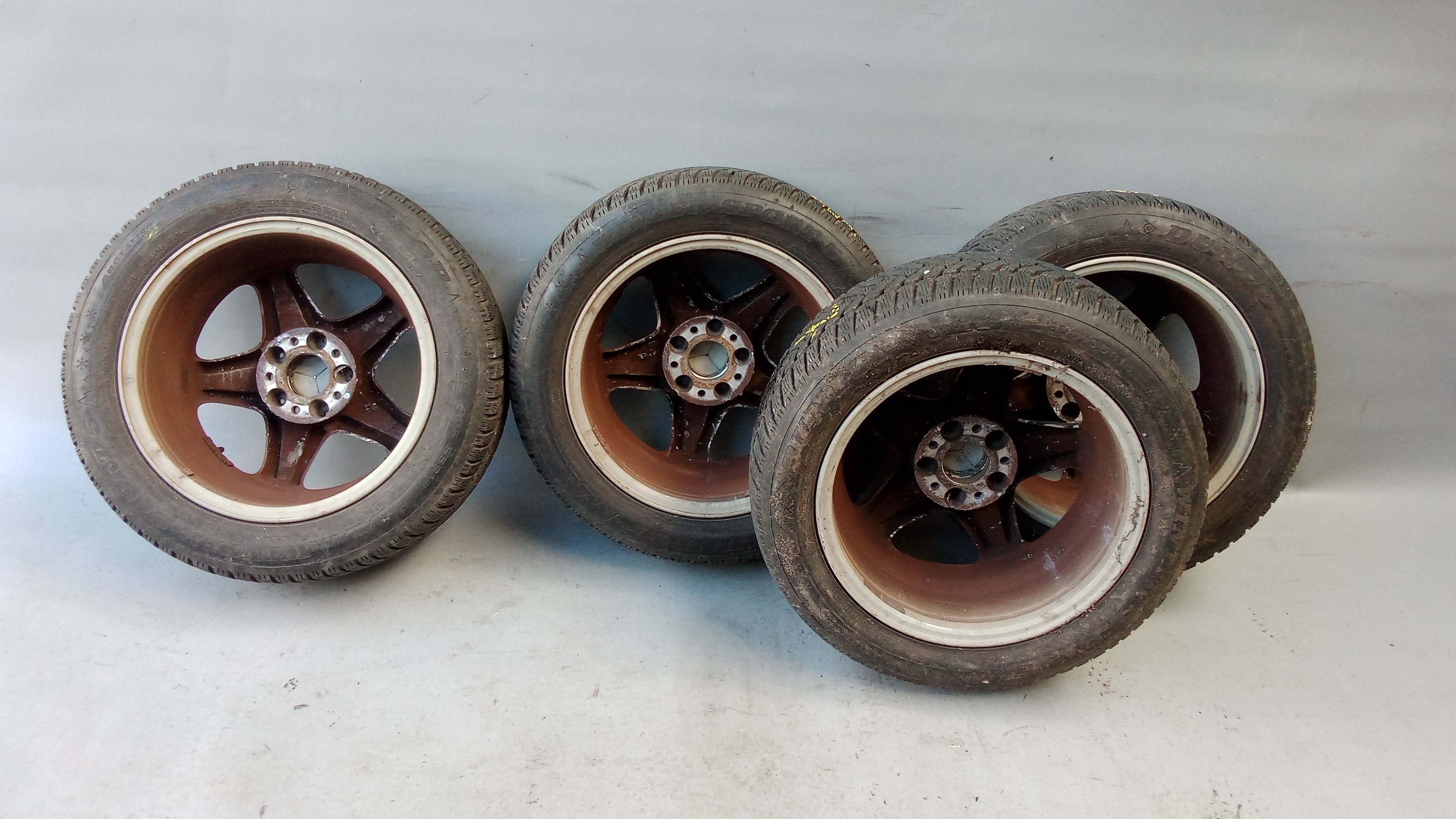 A2034010702 Mercedes W203 C-Klasse Alufelgen + Winterreifen 205 55 R16 91H #XM