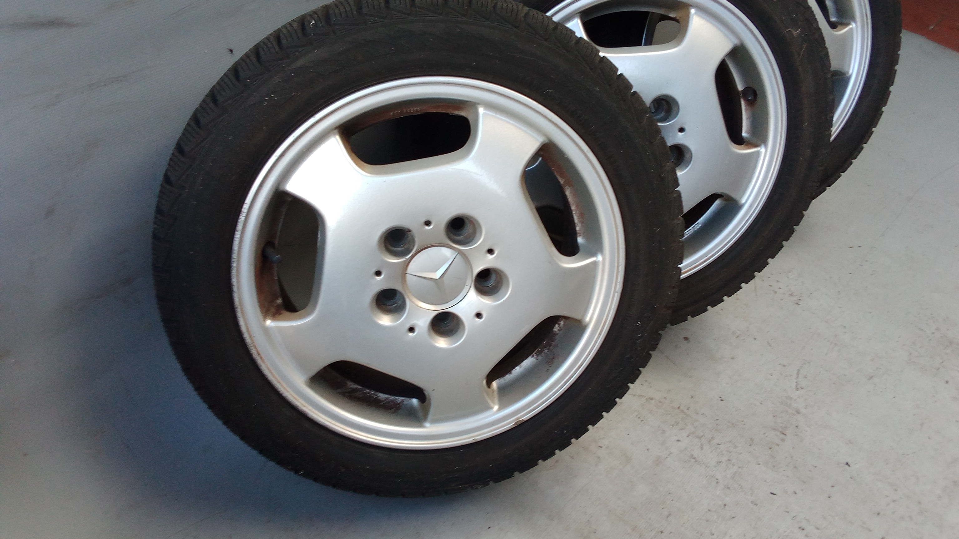 KBA44395 Mercedes W168 Alufelgen + Winterreifen 7x15 et50 185 55 R15 #XP