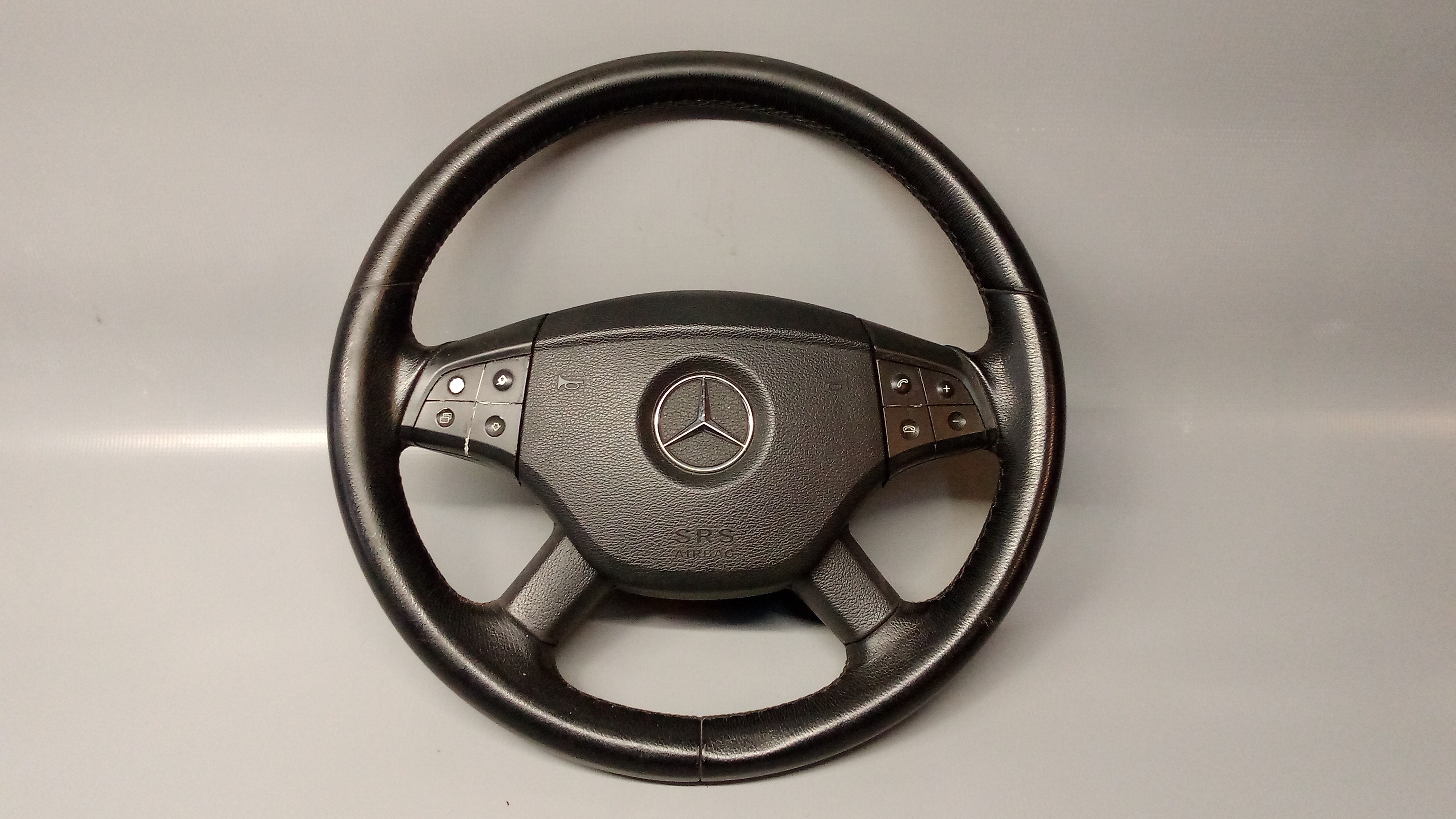 A1644604103 Mercedes W245 B-Klasse Leder Lenkrad Schwarz #F3