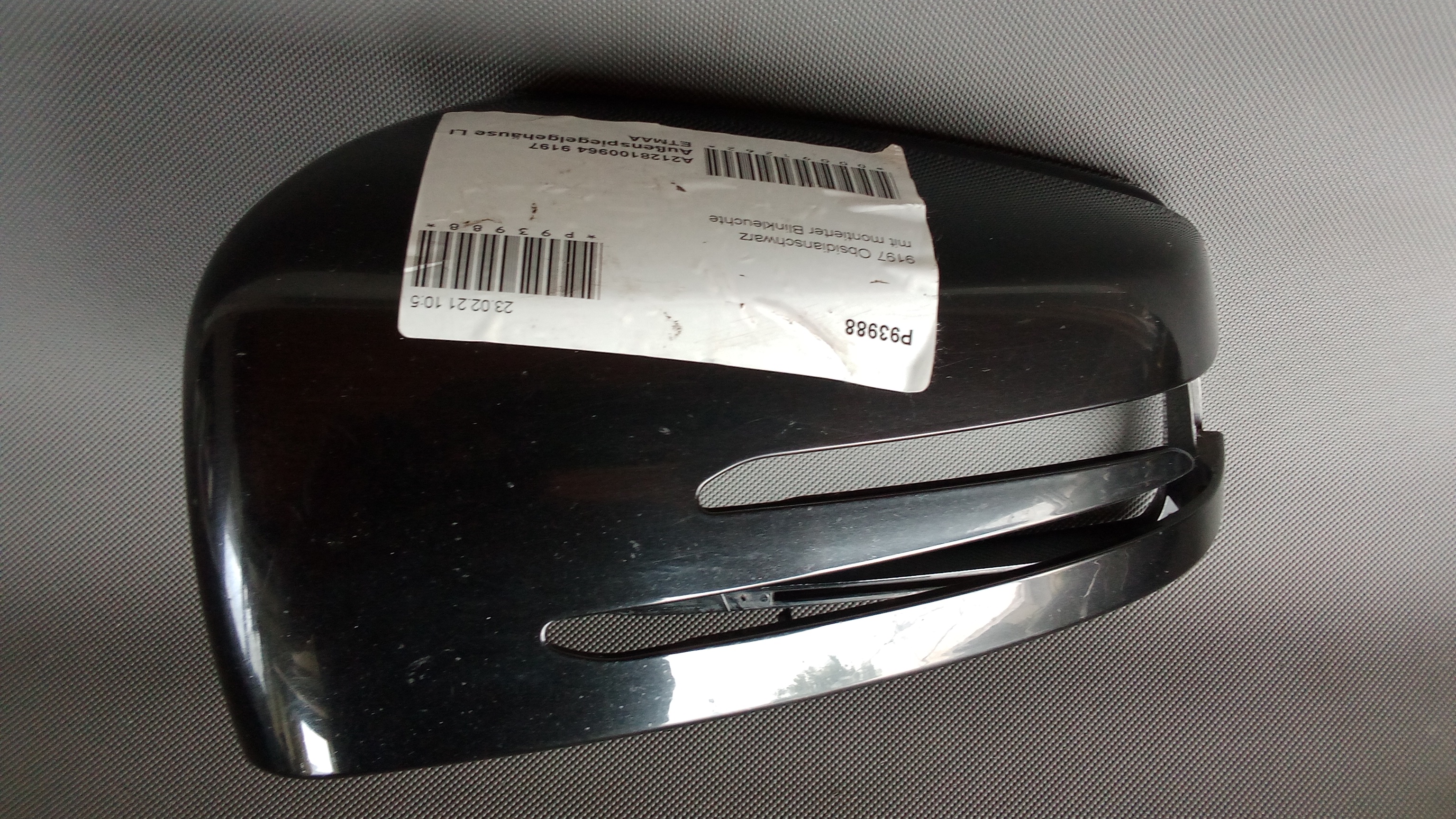 A2128100964 197 Mercedes W204 W212 Spiegelkappe Links Obsidianschwarz #12