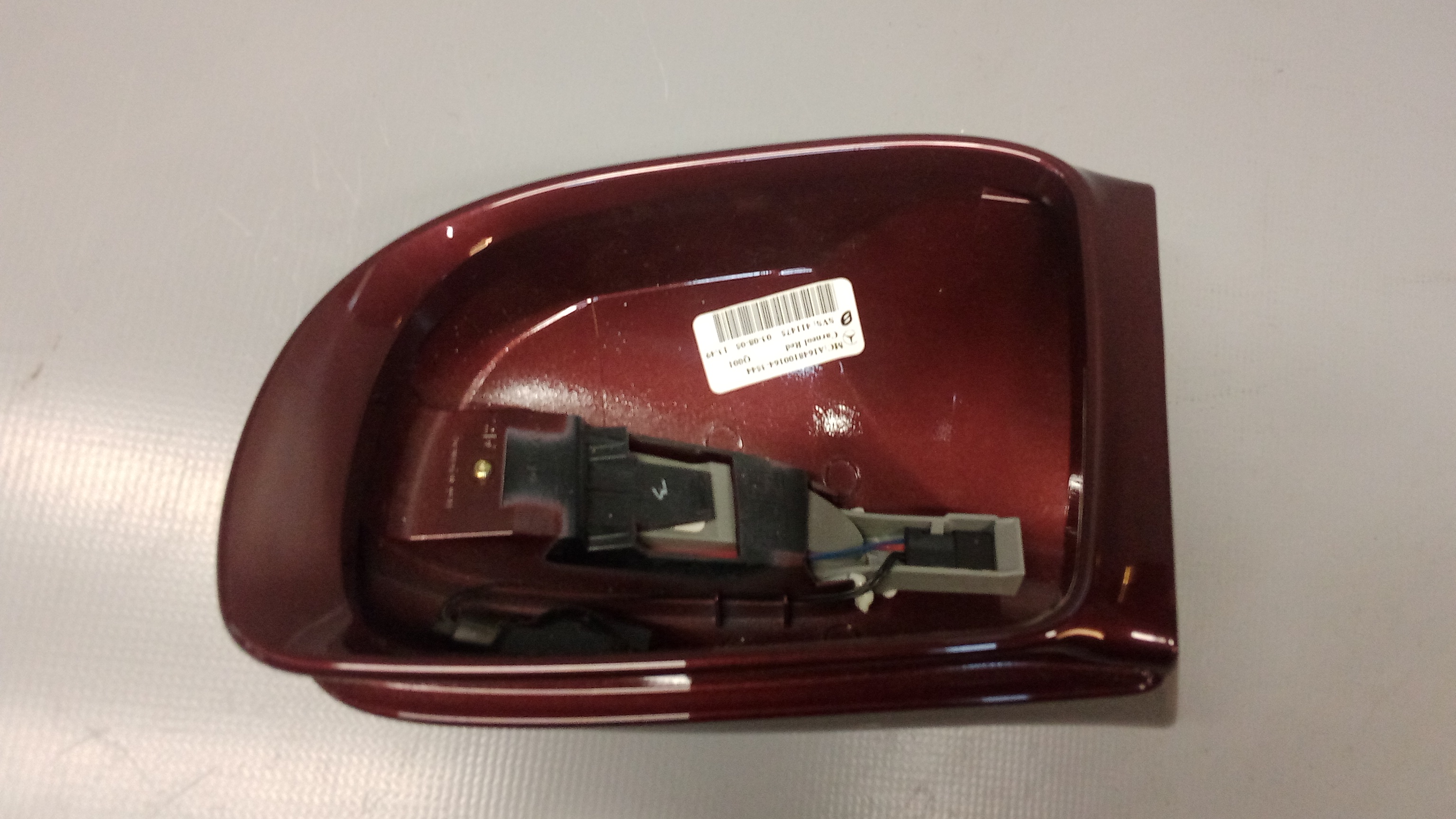 A1648100164 3544 Mercedes W164 W251 M-R-Klasse Spiegel Kappe Links Rot Carneol Red #3M
