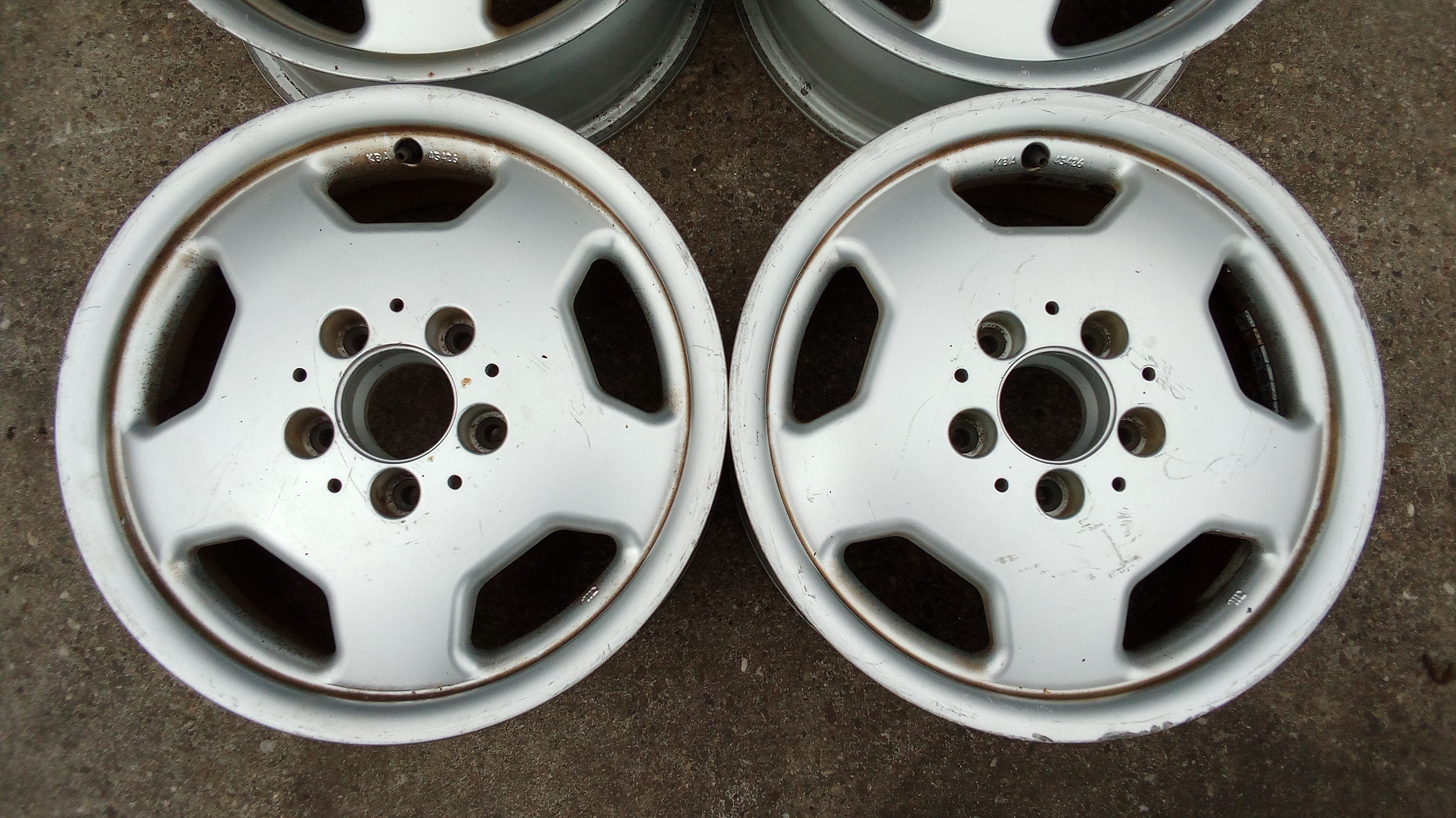 Mercedes W168 W202 W203 / 4x Intra Alufelgen Satz 7x15 et37 5x112 / KBA 43426 #2